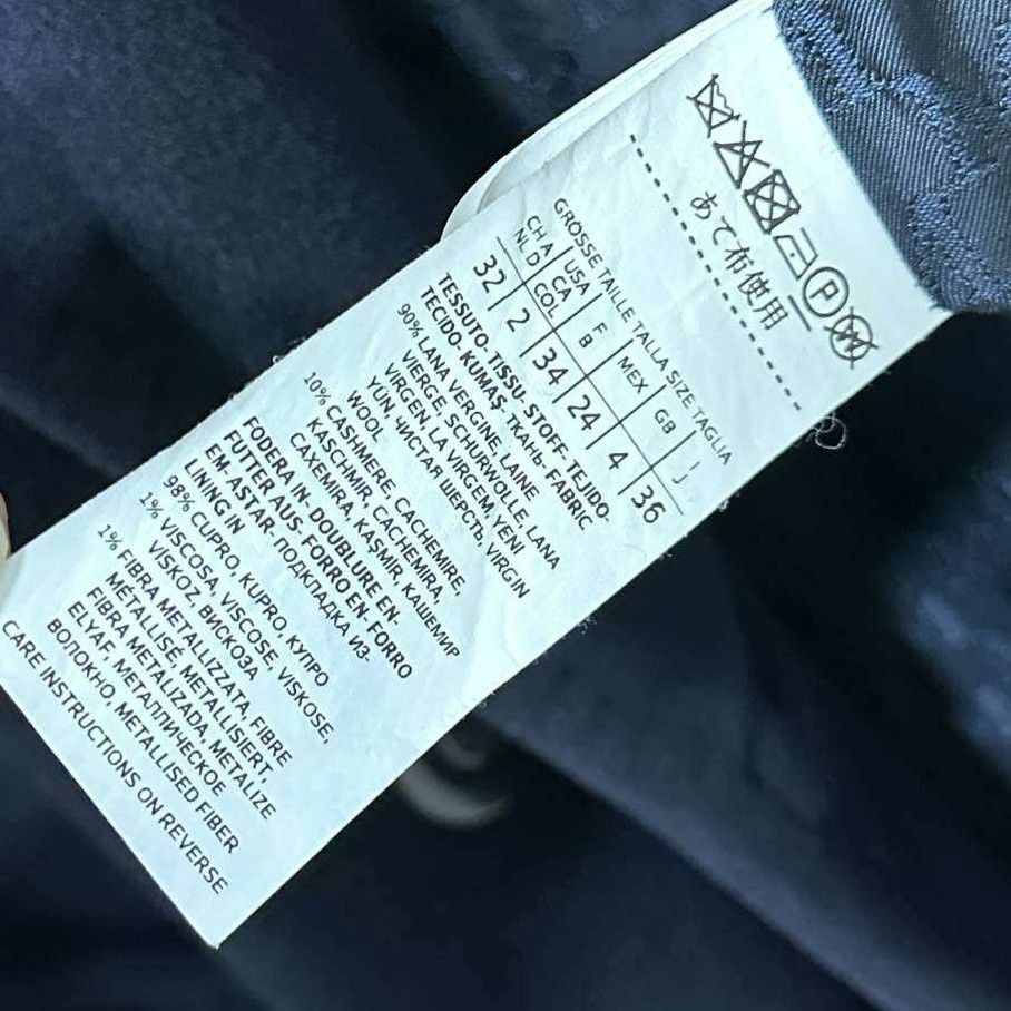 Max Mara Max Mara Long Blue Coat XS Women Size XS / US 0-2 / IT 36-38 - 6 Thumbnail
