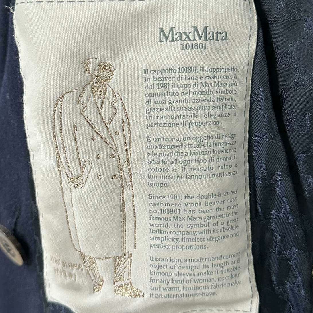 Max Mara Max Mara Long Blue Coat XS Women Size XS / US 0-2 / IT 36-38 - 5 Thumbnail