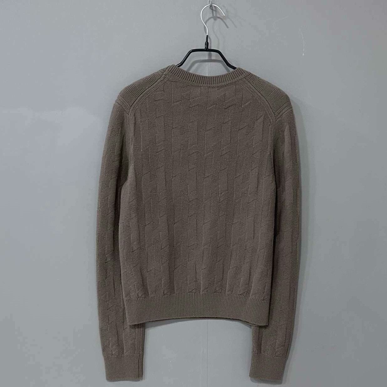 Hermes Hermes Wool Brown Sweater M Women Size M / US 6-8 / IT 42-44 - 3 Thumbnail