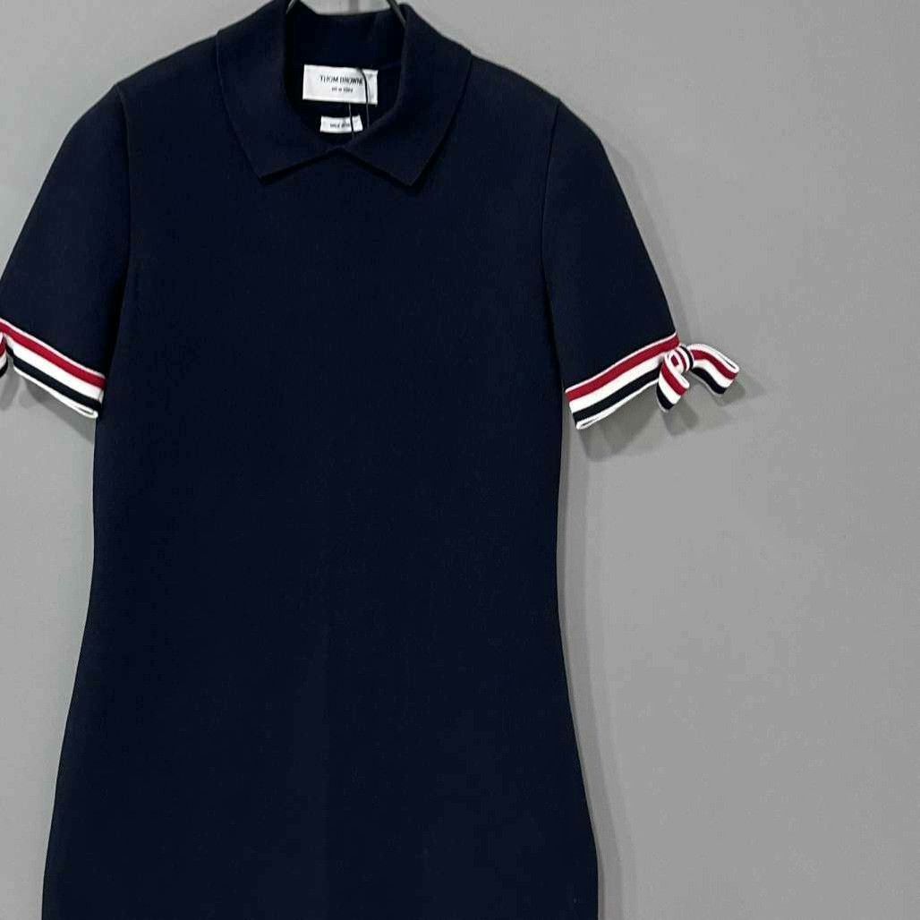 Thom Browne Thom Browne Knit Striped Brown Dress M Women Size M / US 6-8 / IT 42-44 - 2 Thumbnail