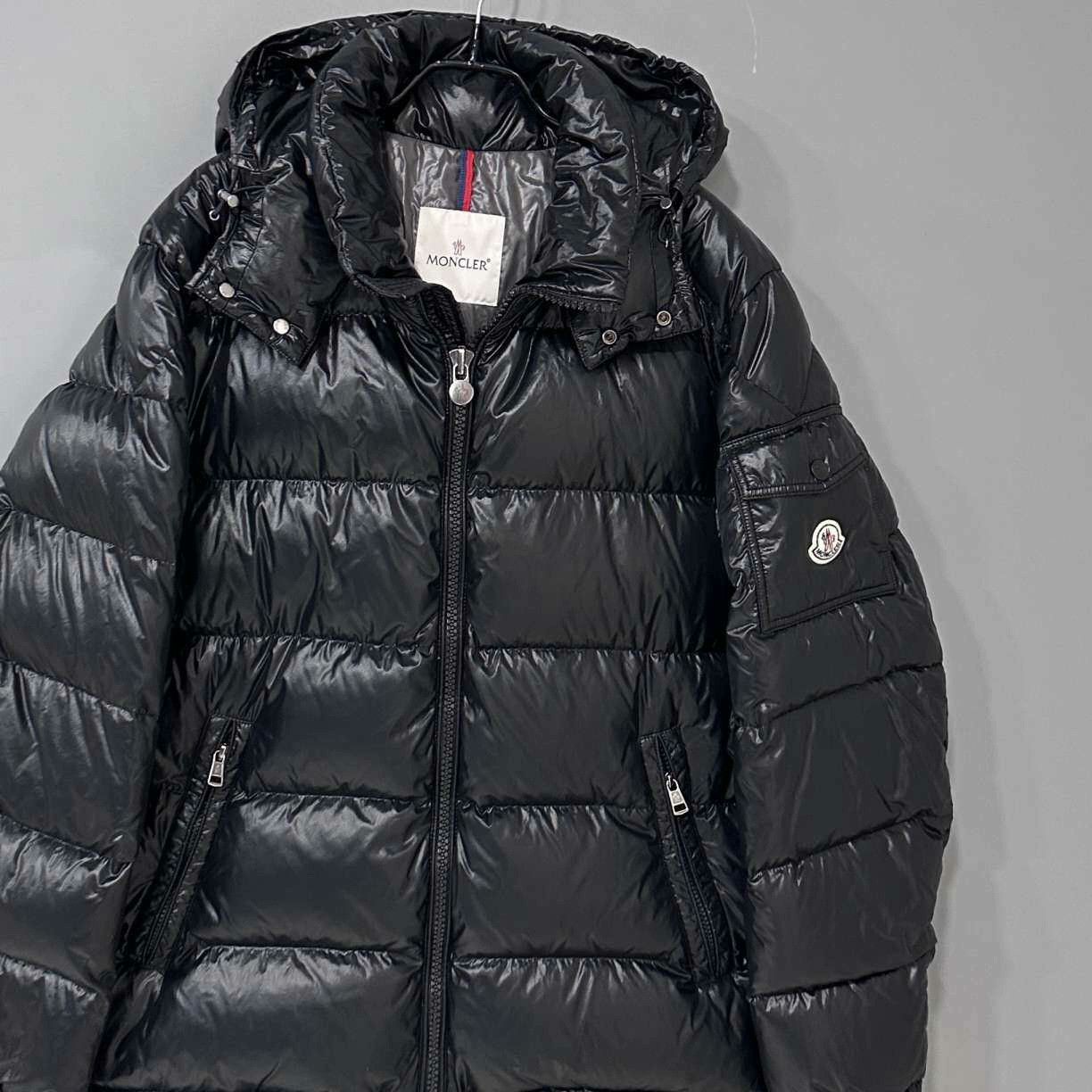 Moncler Moncler Down Black Heavy Coat s Men Size US S / EU 44-46 / 1 - 2 Thumbnail