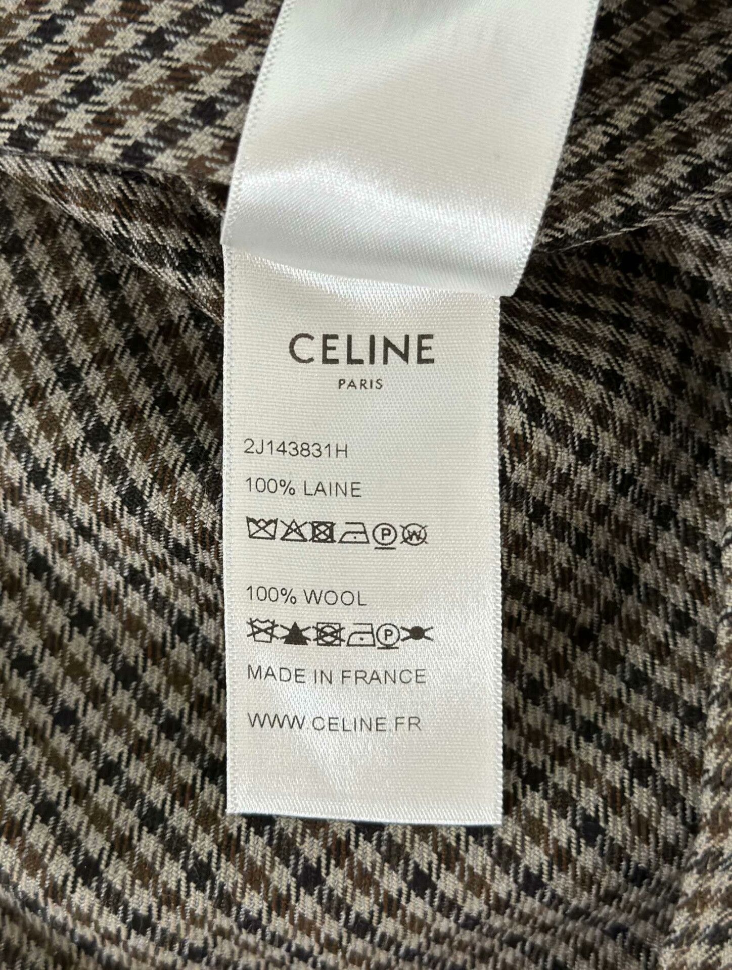 Celine Celine Plaid Pants 36 Women Size 36" / US 14 / IT 50 - 4 Thumbnail