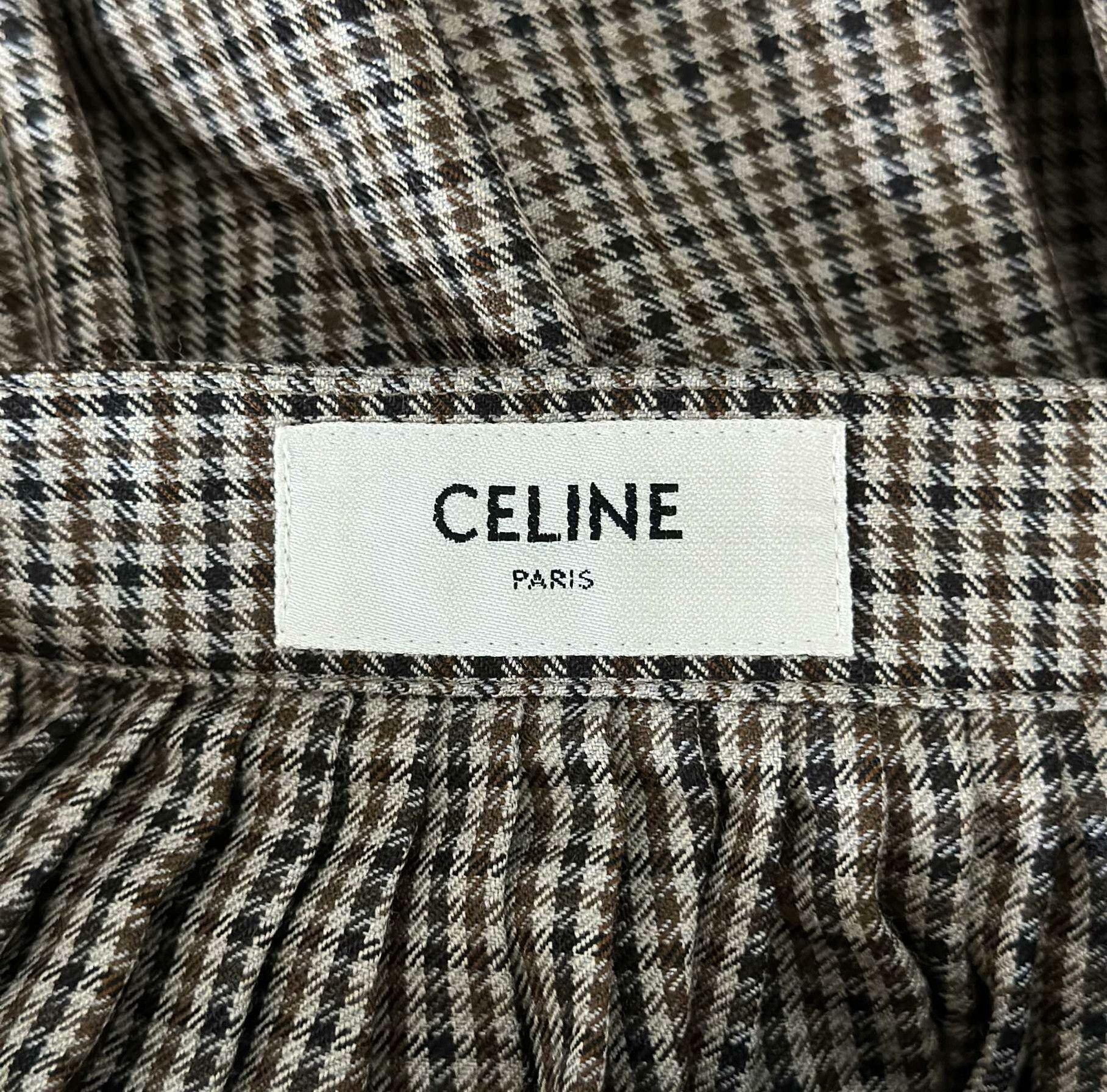 Celine Celine Plaid Pants 36 Women Size 36" / US 14 / IT 50 - 5 Thumbnail