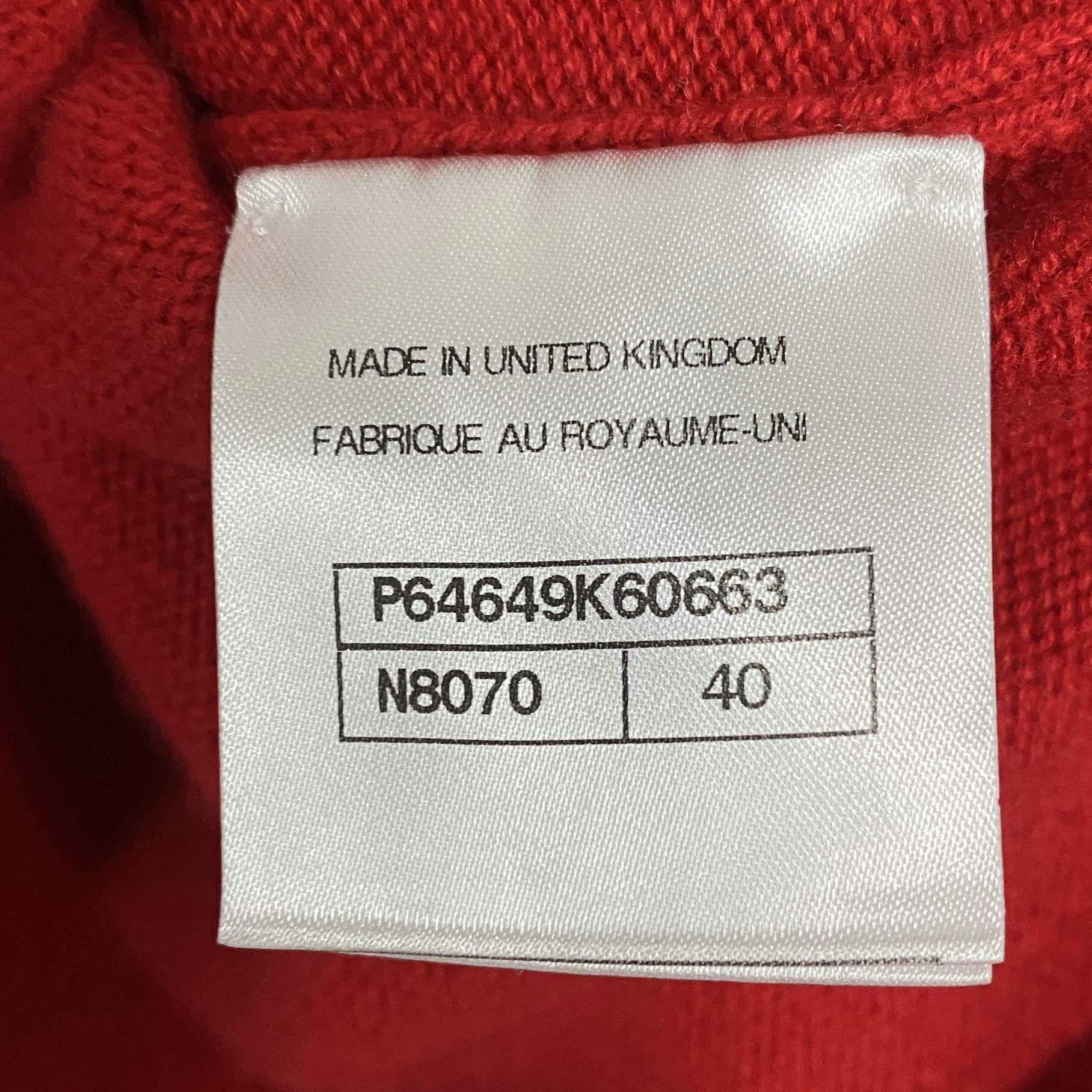Chanel Chanel Red Sweater M Women Size M / US 6-8 / IT 42-44 - 4 Thumbnail