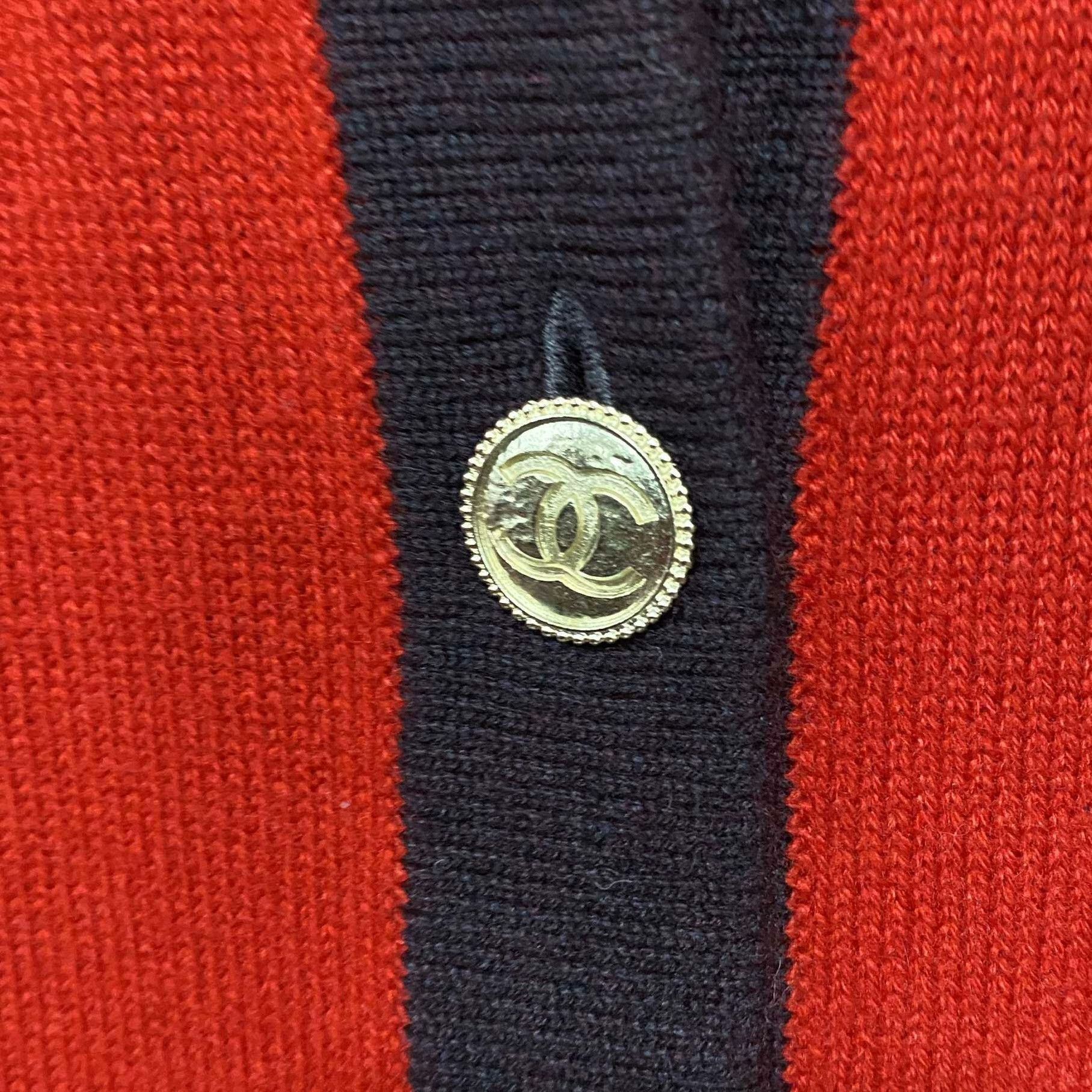 Chanel Chanel Red Sweater M Women Size M / US 6-8 / IT 42-44 - 6 Thumbnail