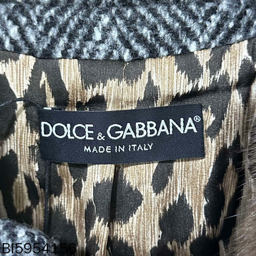 Dolce & Gabbana Dolce & Gabbana Wool Coat L Women Size L / US 10 / IT 46 - 4 Thumbnail