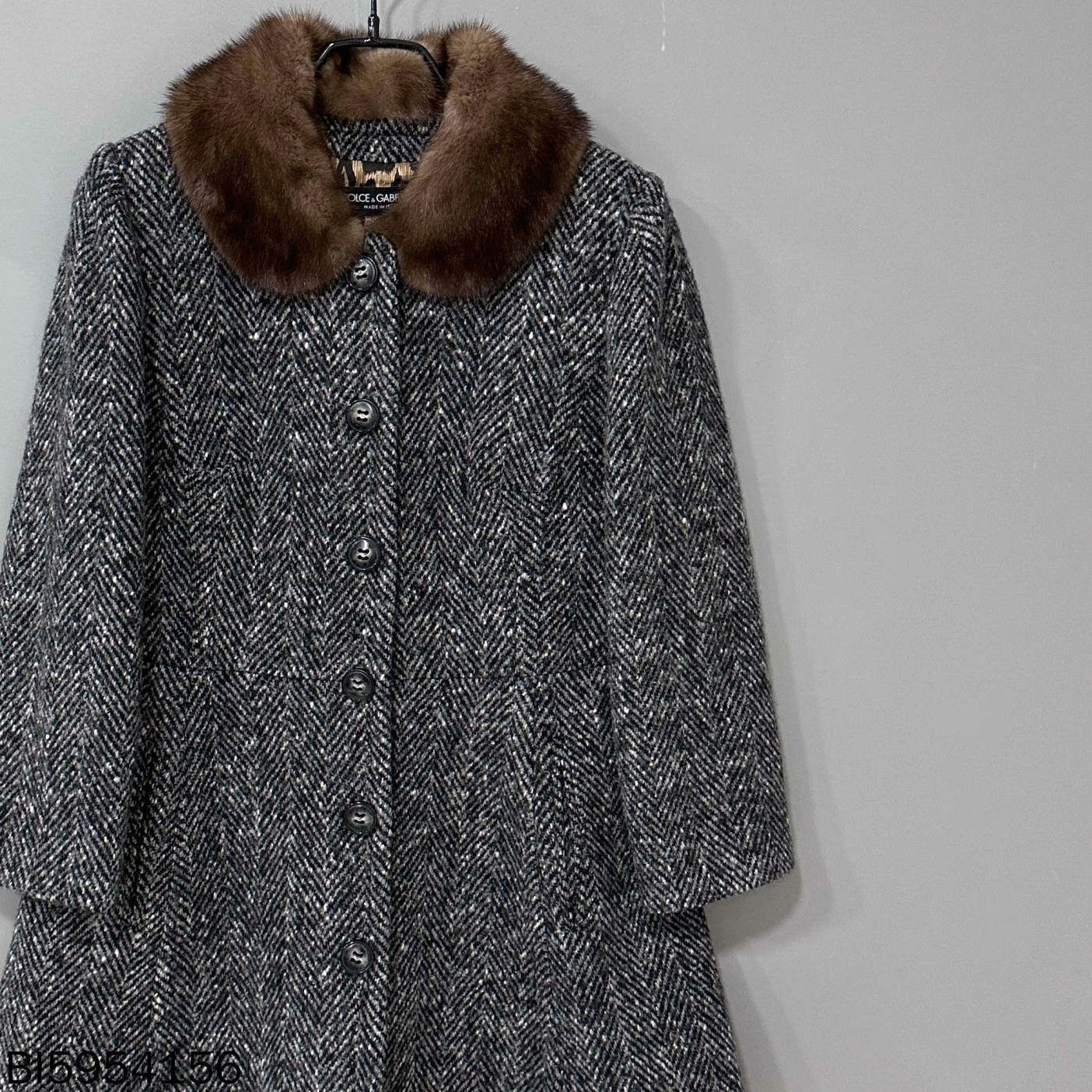 Dolce & Gabbana Dolce & Gabbana Wool Coat L Women Size L / US 10 / IT 46 - 2 Thumbnail