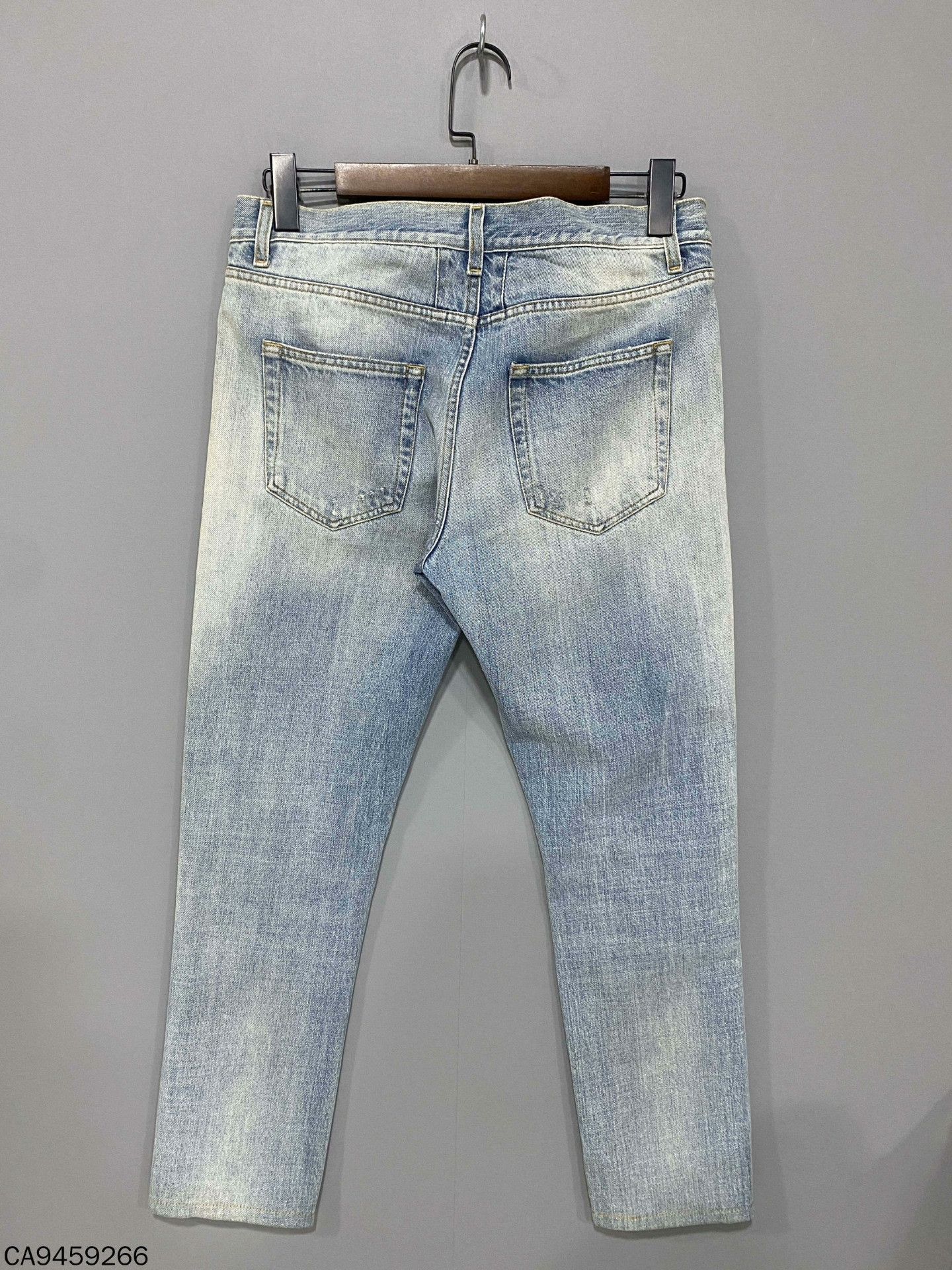 Saint Laurent Paris Denim Blue Denim Jeans Men