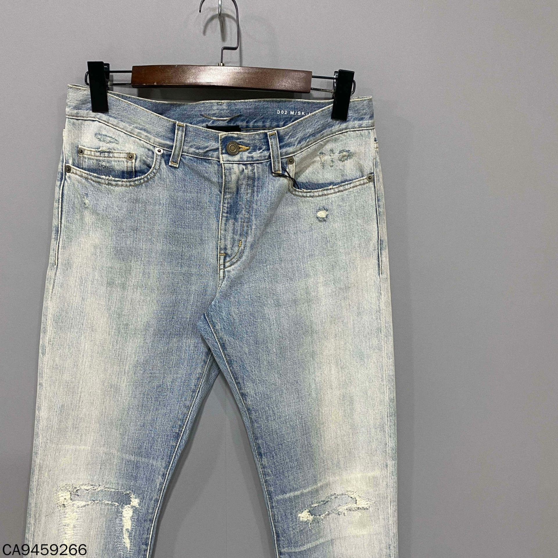 Saint Laurent Paris Denim Blue Denim Jeans Men