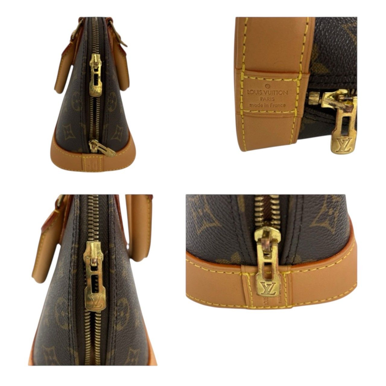 Louis Vuitton Louis Vuitton Louis Vuitton Alma Monogram Handbag Textile Shoulder Bag M53152 DUTY FREE for USA Size ONE SIZE - 8 Thumbnail