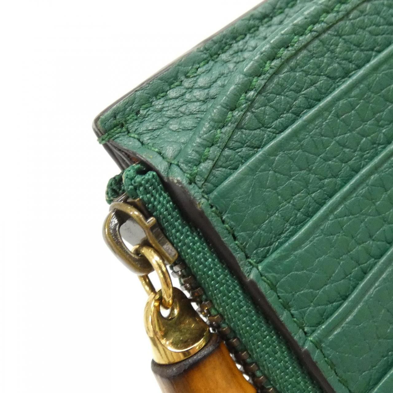 Gucci Gucci Gucci Leather Bifold Wallet Leather Short Wallet 739498AABXM DUTY FREE for USA Size ONE SIZE - 7 Thumbnail