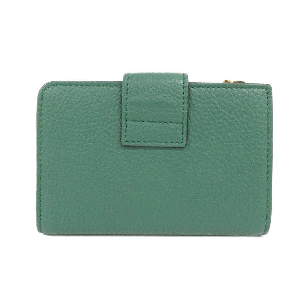 Gucci Gucci Gucci Leather Bifold Wallet Leather Short Wallet 739498AABXM DUTY FREE for USA Size ONE SIZE - 2 Thumbnail