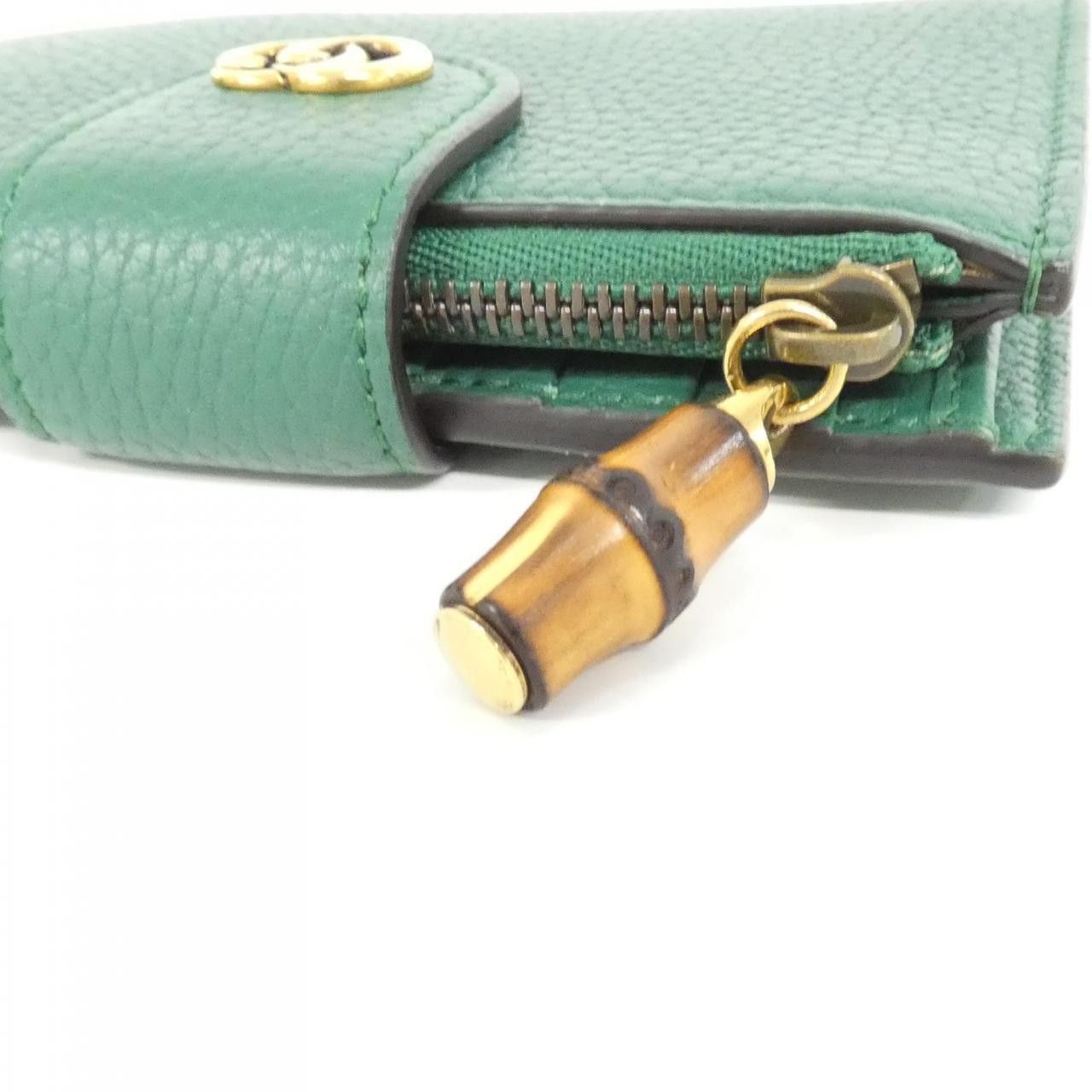 Gucci Gucci Gucci Leather Bifold Wallet Leather Short Wallet 739498AABXM DUTY FREE for USA Size ONE SIZE - 5 Thumbnail