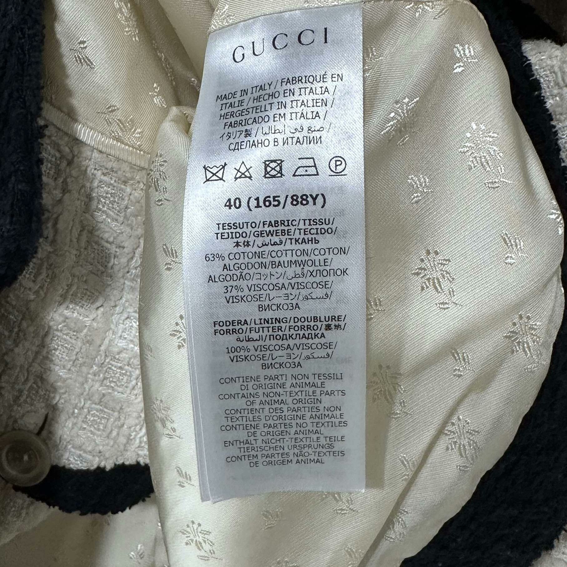 Gucci Gucci Black Jacket S Women Size S / US 4 / IT 40 - 4 Thumbnail