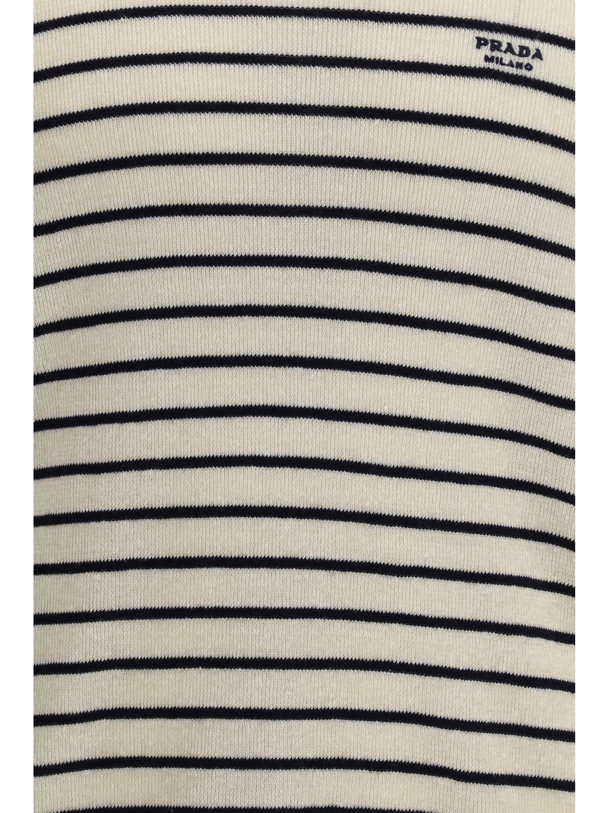 Prada Wool and Cotton Blend Pullover with jacquard motif Size US XL / EU 56 / 4 - 3 Thumbnail