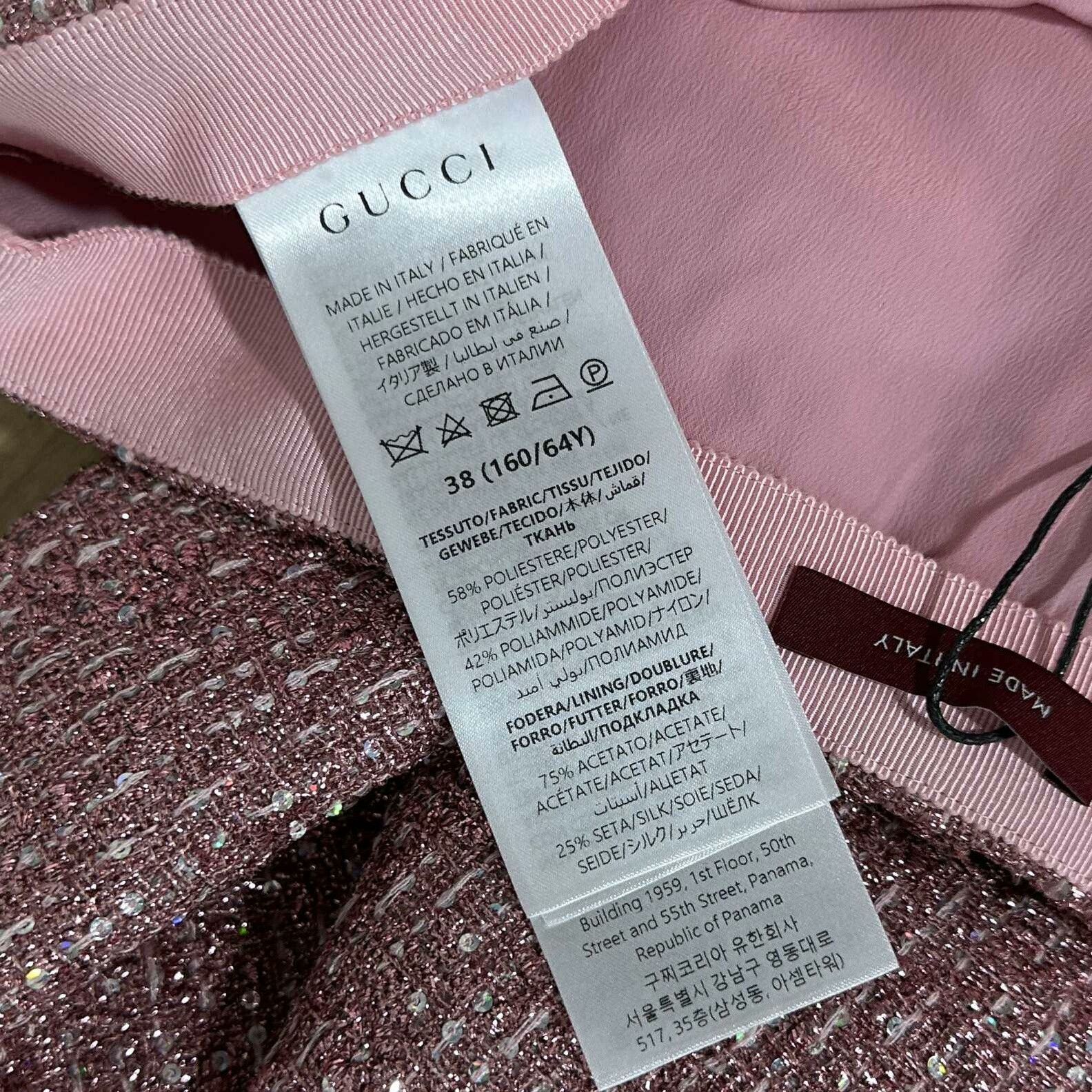 Gucci Gucci Pink Skirt 26 Women Size 26" / US 2 / IT 38 - 5 Thumbnail