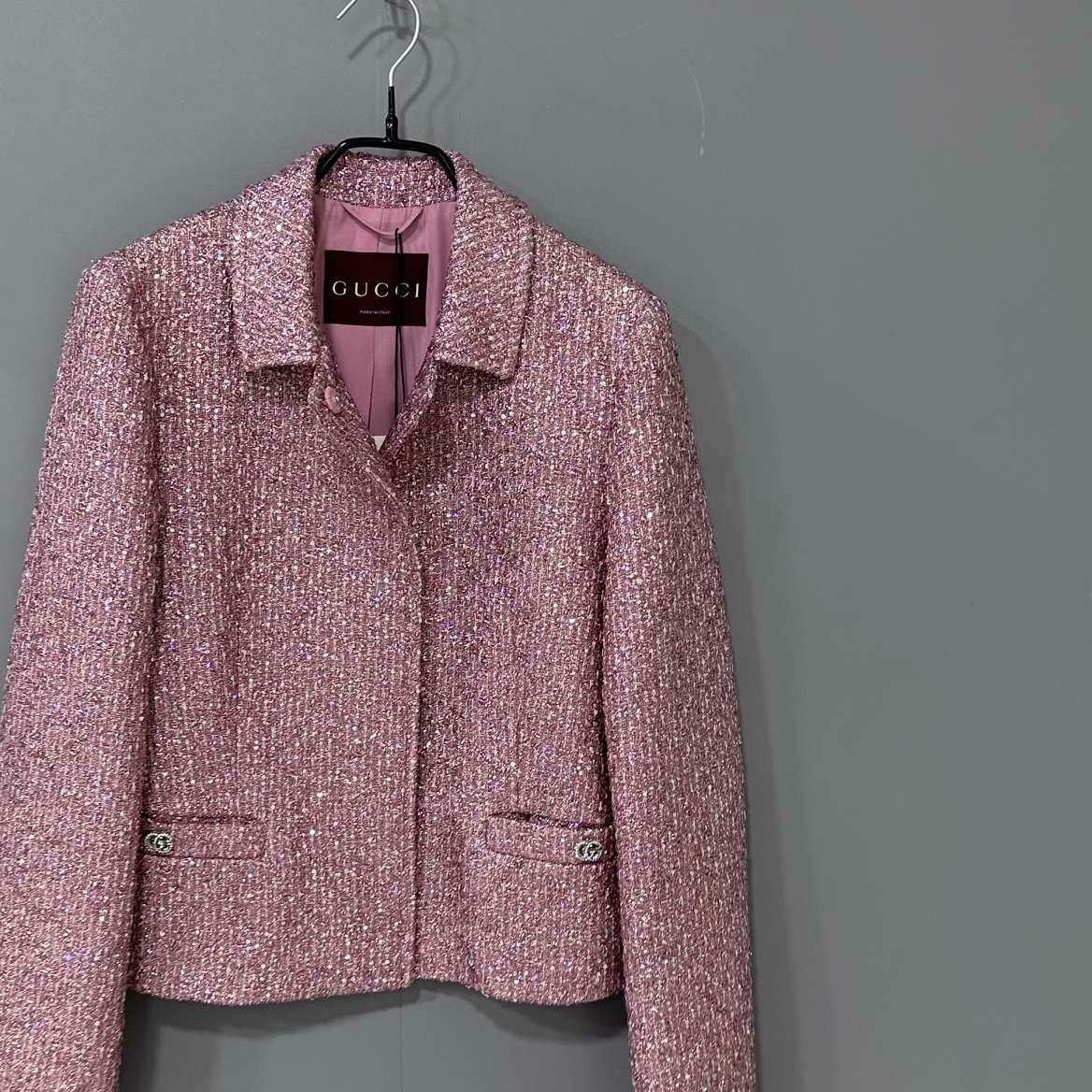 Gucci Gucci Pink Jacket S Women Size S / US 4 / IT 40 - 2 Thumbnail