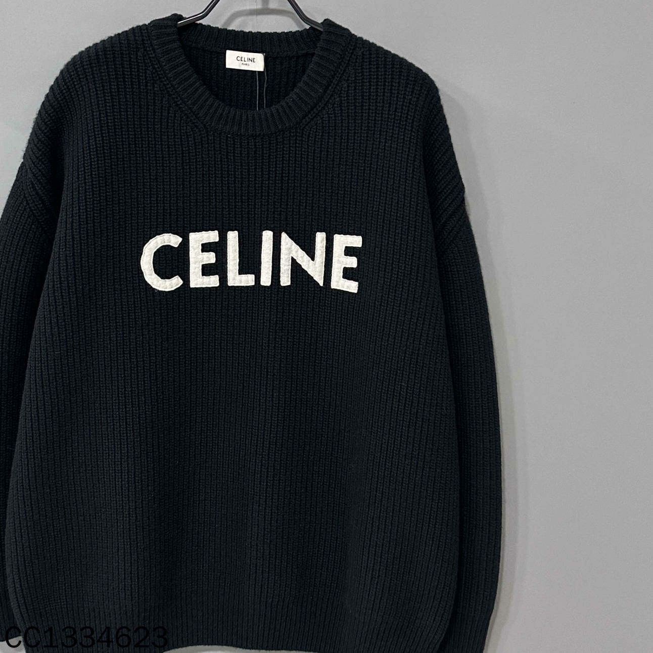 Celine Celine Retro Black Sweater S Women Size S / US 4 / IT 40 - 2 Thumbnail