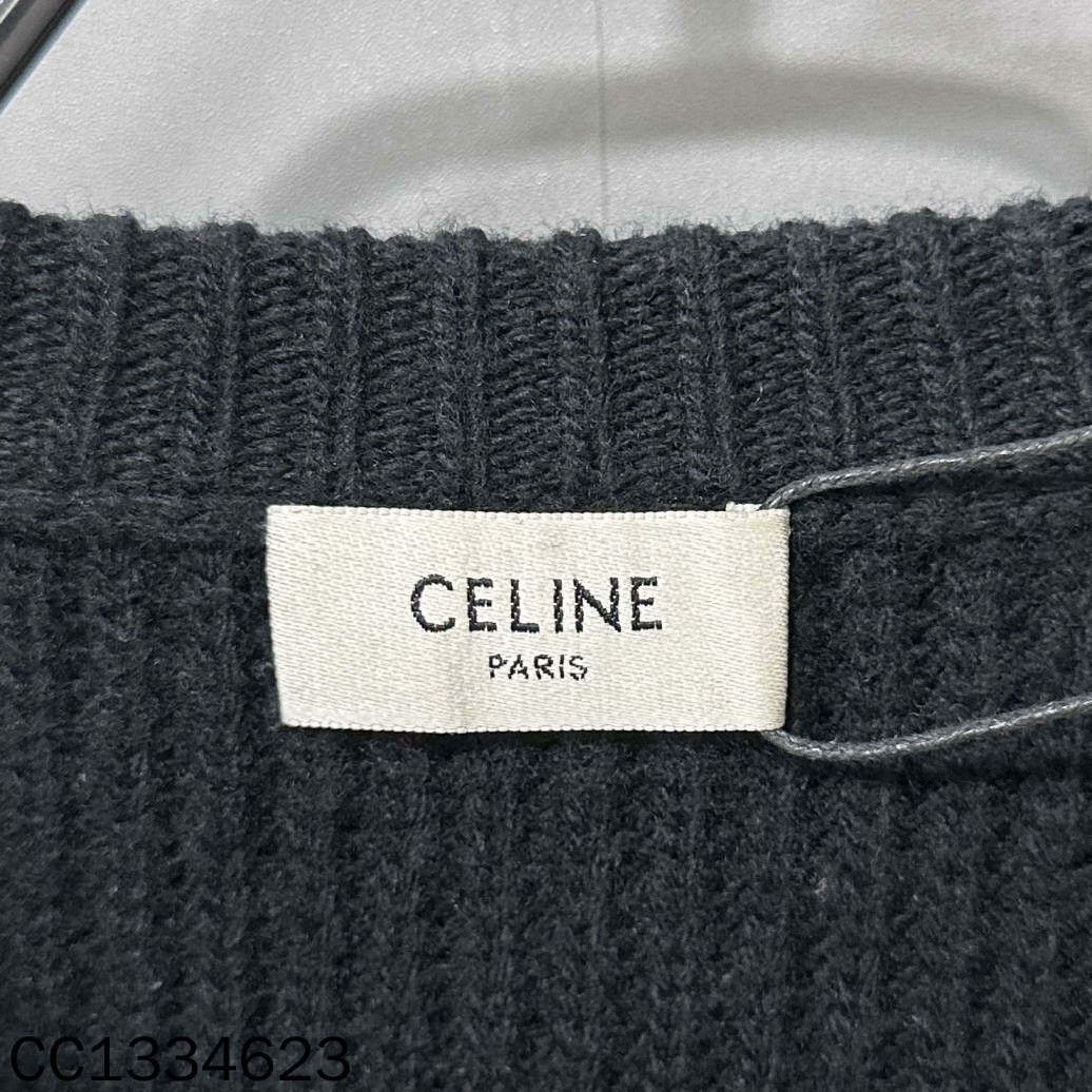 Celine Celine Retro Black Sweater S Women Size S / US 4 / IT 40 - 6 Thumbnail