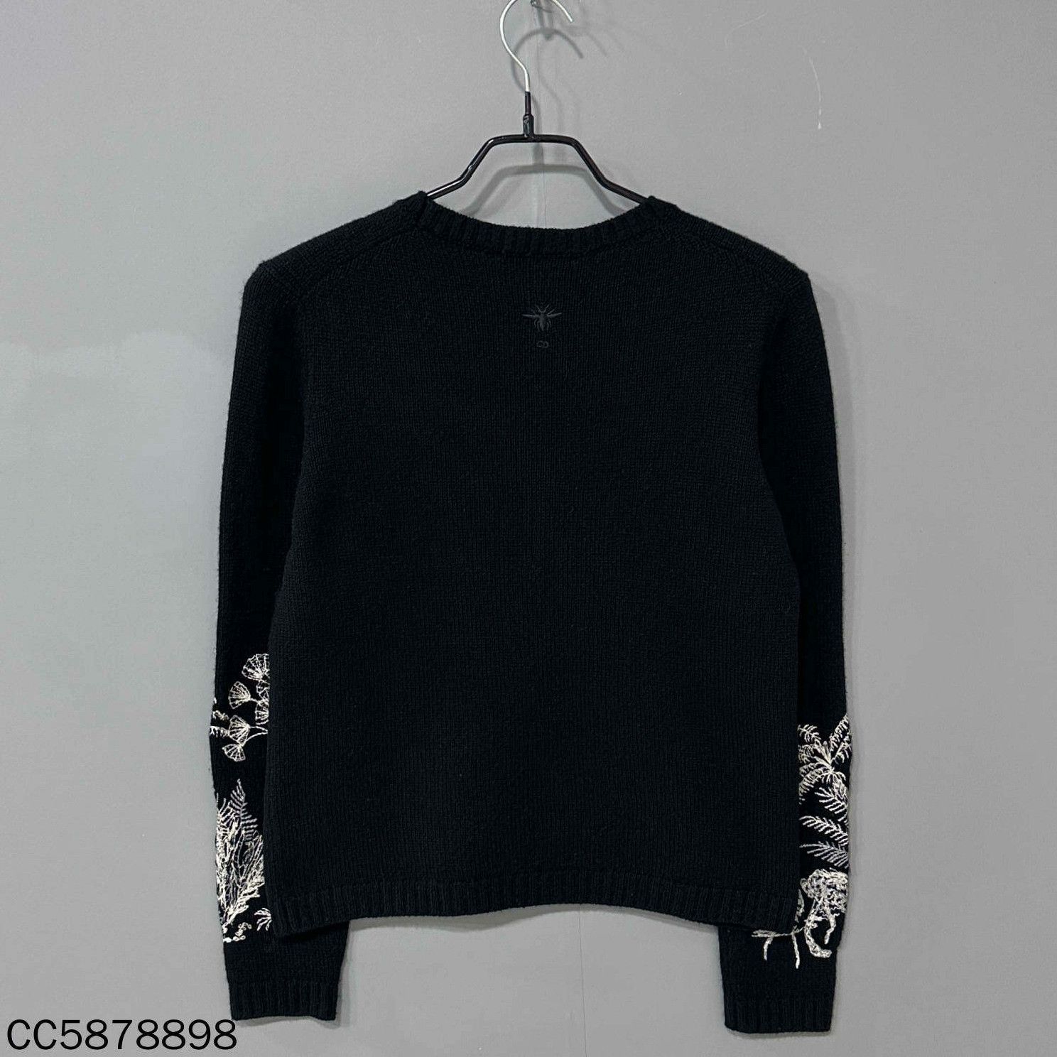 Dior Dior Knit Embroidered White Sweater XS Women Size XS / US 0-2 / IT 36-38 - 3 Thumbnail