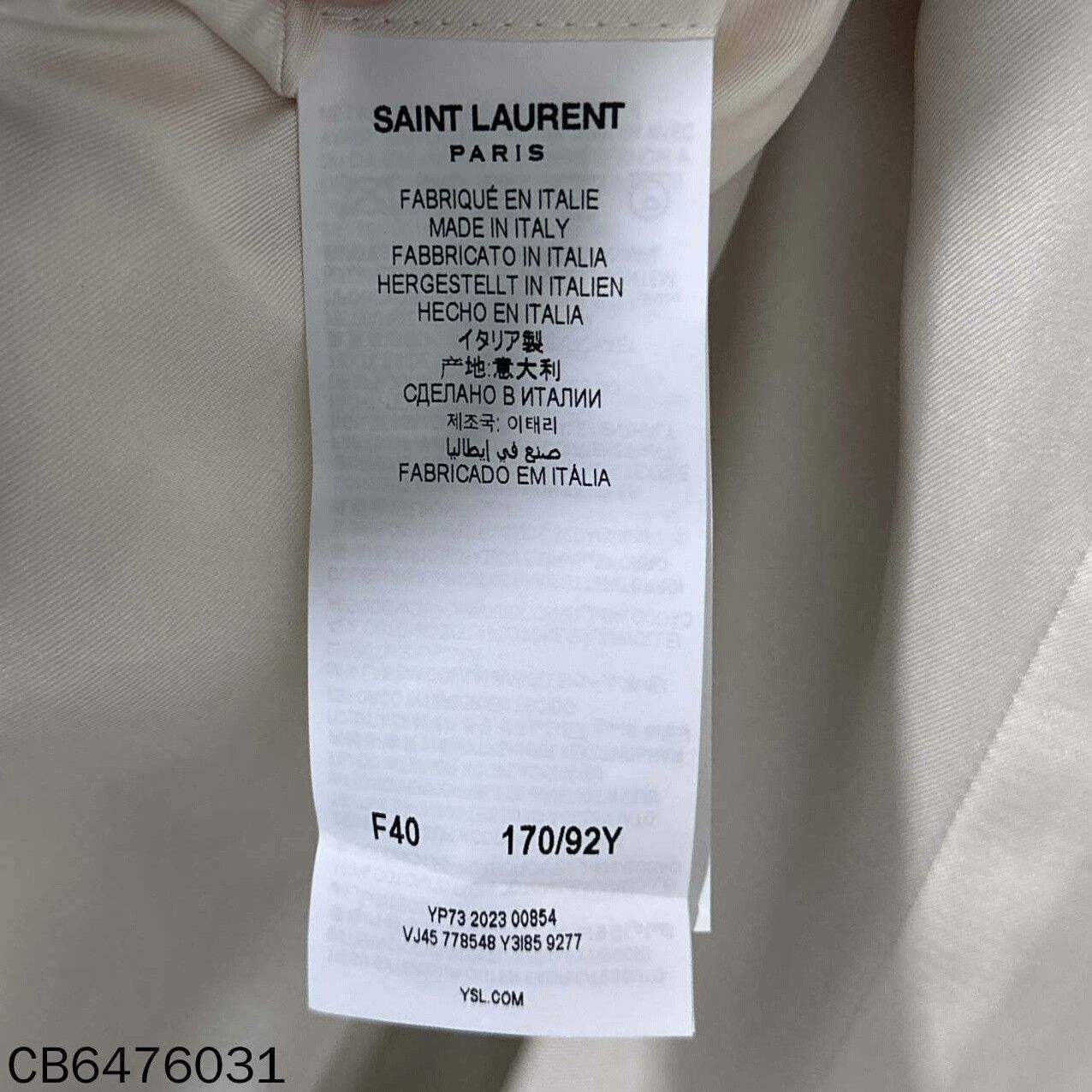Saint Laurent Paris Saint Laurent Paris Coat M Women Size M / US 6-8 / IT 42-44 - 4 Thumbnail