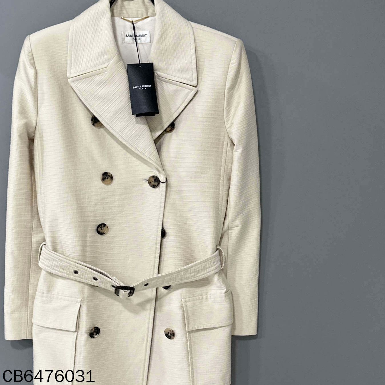 Saint Laurent Paris Saint Laurent Paris Coat M Women Size M / US 6-8 / IT 42-44 - 2 Thumbnail