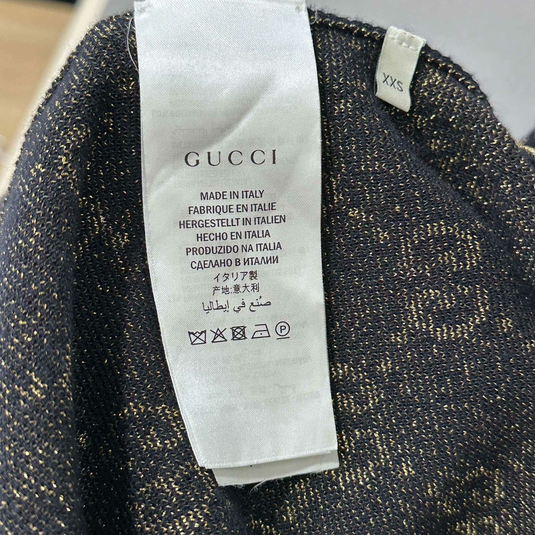 Gucci Gucci Gold Sweater XXS Women Size XXS / US 00 / IT 34 - 4 Thumbnail