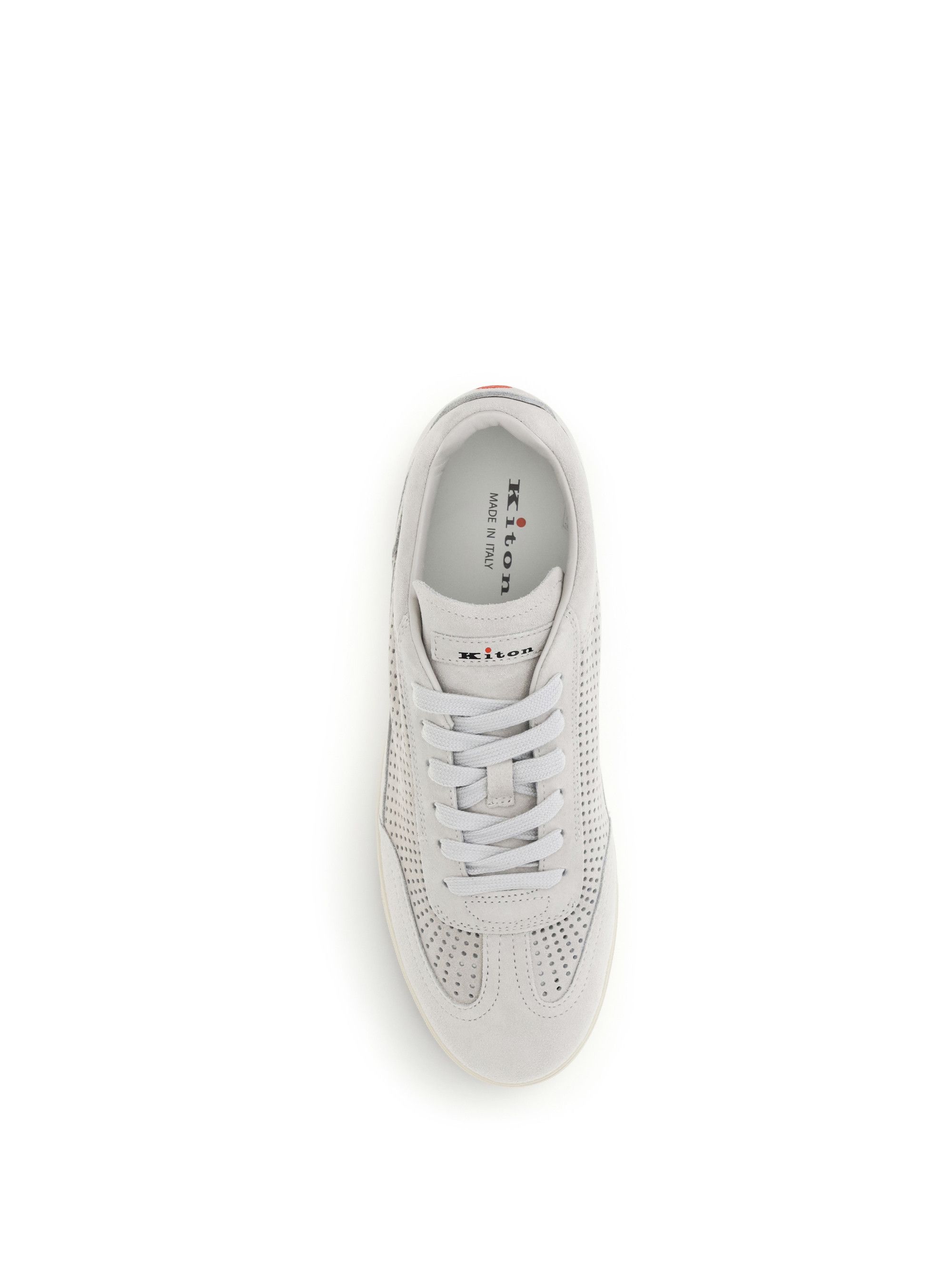 Kiton Perforated suede Sneakers Size US 7 / EU 40 - 4 Thumbnail
