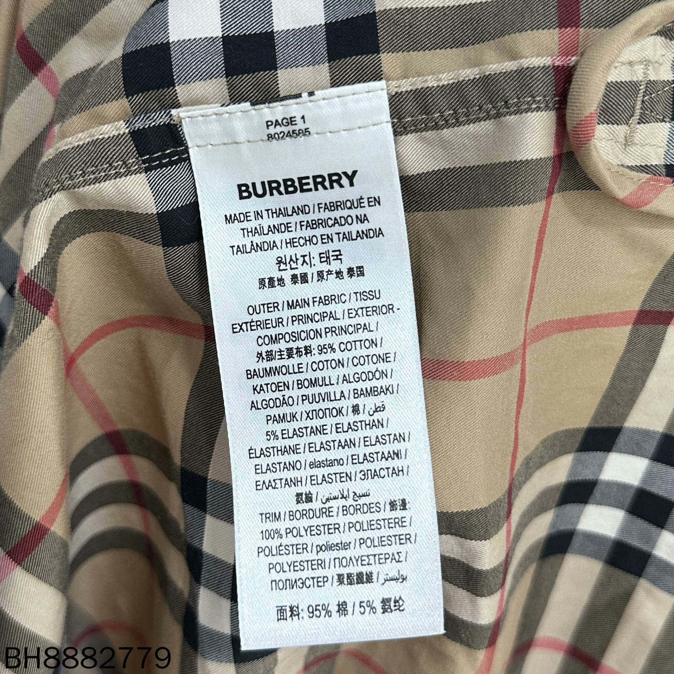 Burberry Burberry Plaid T-Shirt S Women Size S / US 4 / IT 40 - 4 Thumbnail