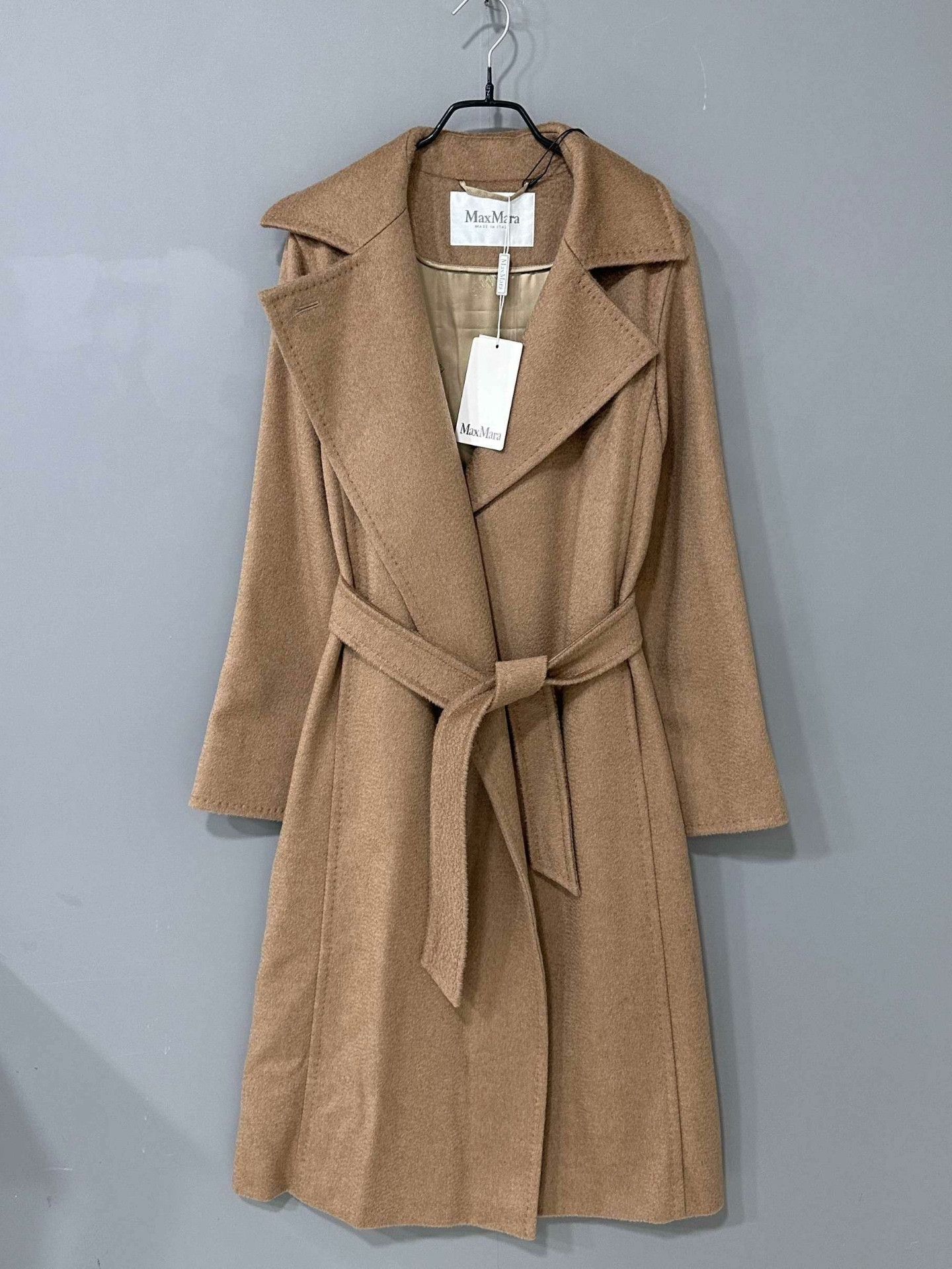 Max Mara Max Mara Brown Coat XS Women Size XS / US 0-2 / IT 36-38 - 2 Thumbnail