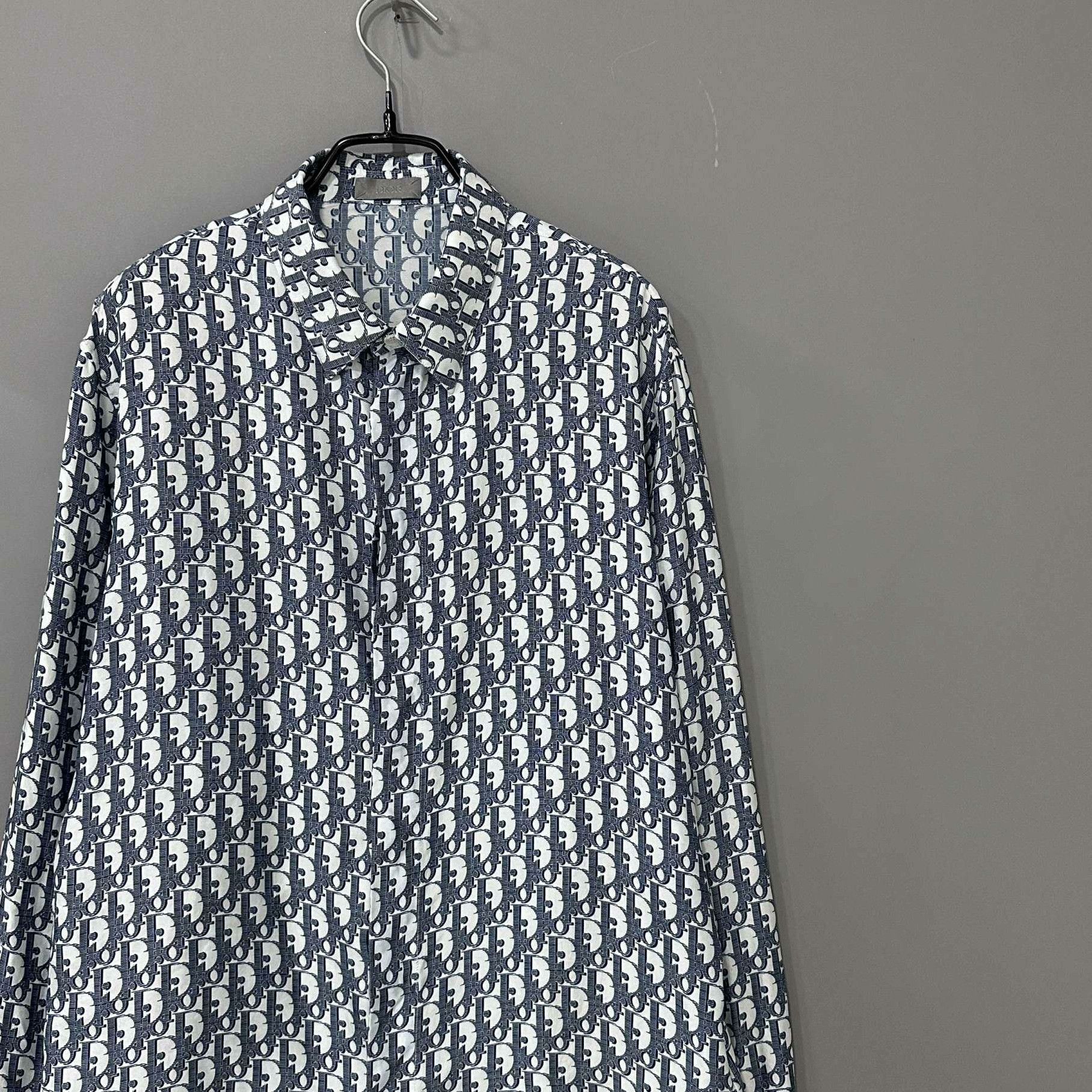 Dior Dior Silk Blue Shirt xs Men Size US XS / EU 42 / 0 - 2 Thumbnail