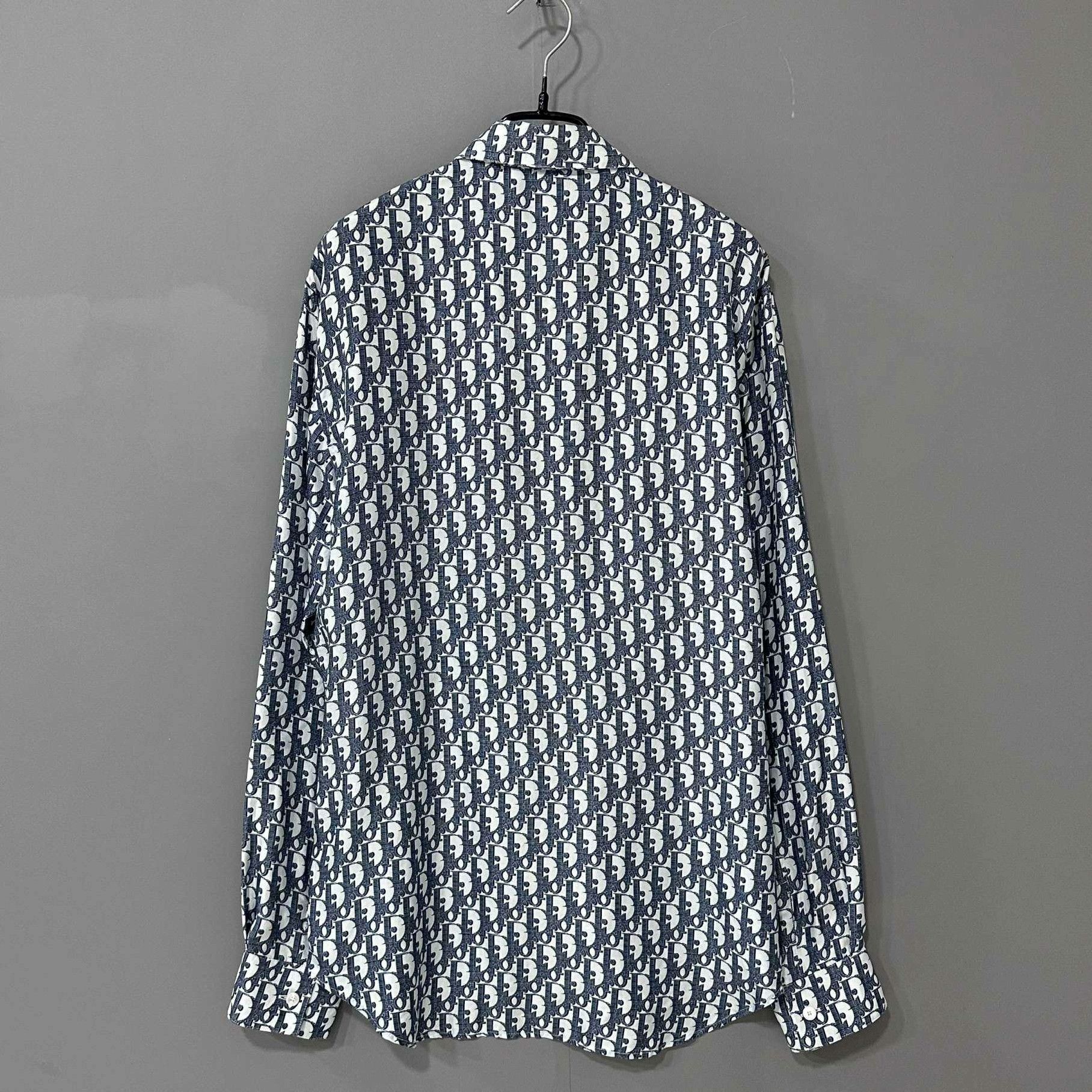 Dior Dior Silk Blue Shirt xs Men Size US XS / EU 42 / 0 - 3 Thumbnail