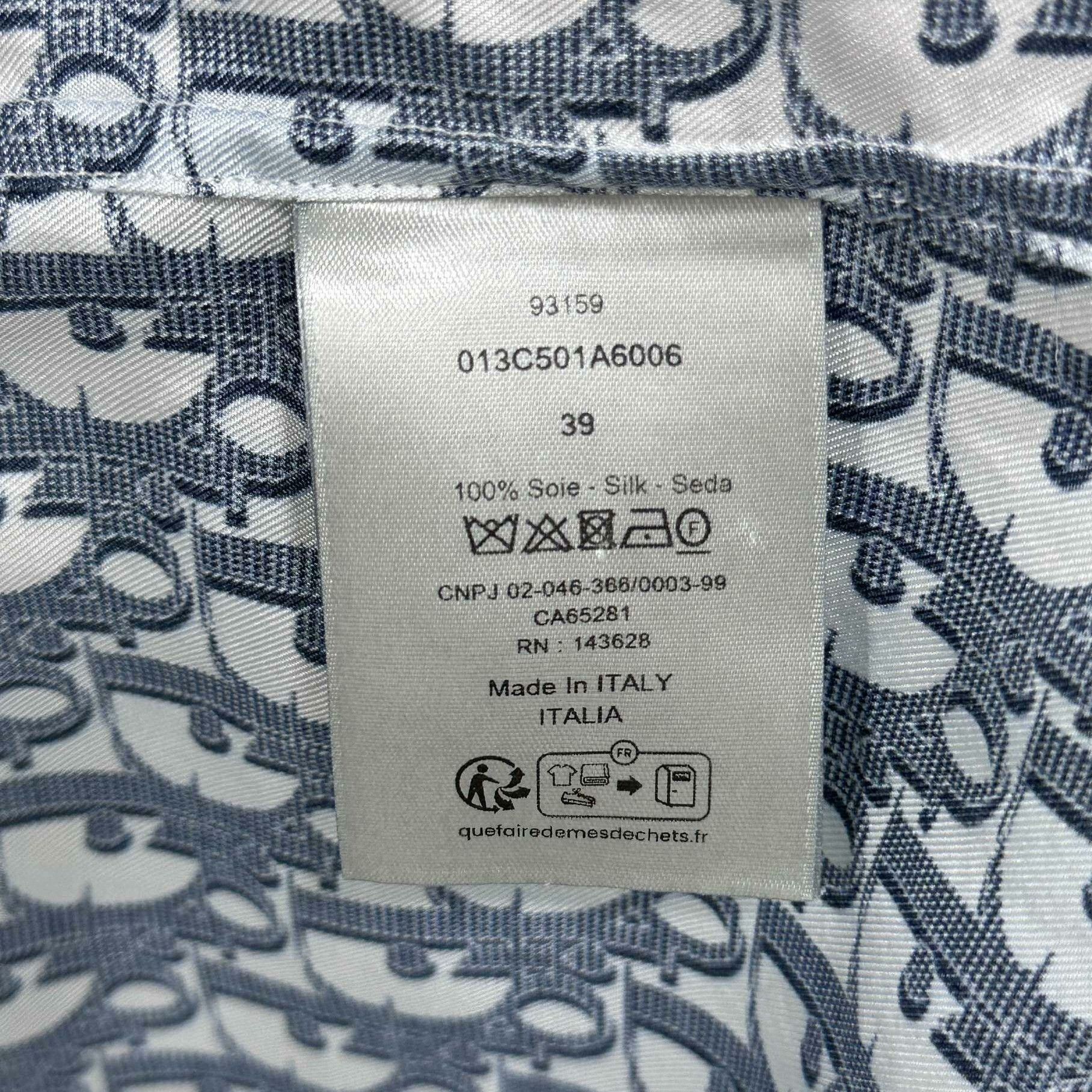 Dior Dior Silk Blue Shirt xs Men Size US XS / EU 42 / 0 - 5 Thumbnail