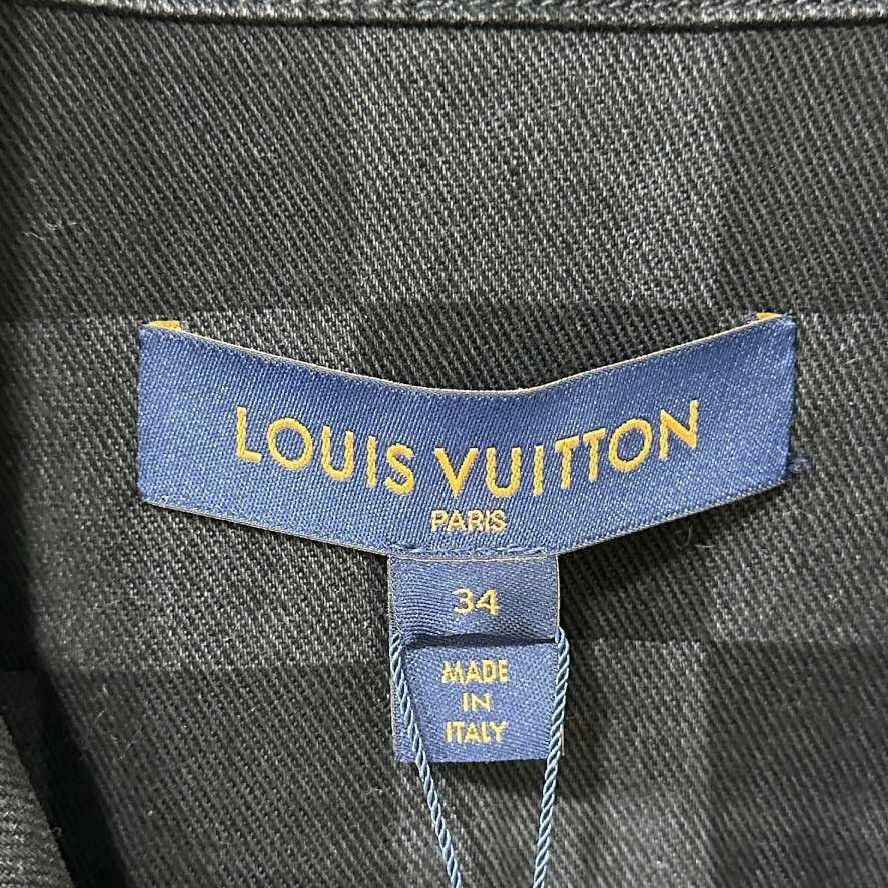 Louis Vuitton Louis Vuitton Denim Gray Jacket S Women Size S / US 4 / IT 40 - 4 Thumbnail