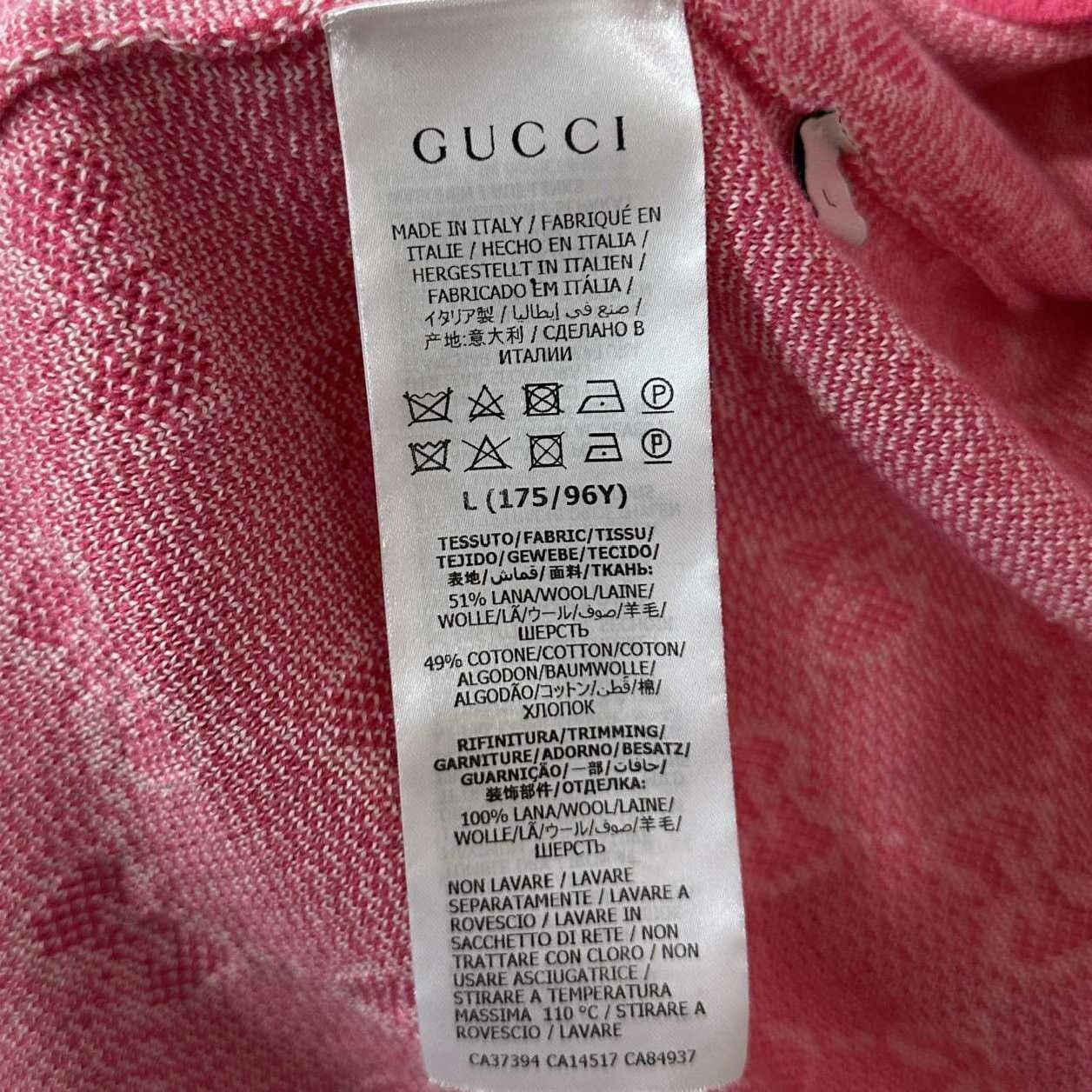 Gucci Gucci Pink Sweater L Women Size L / US 10 / IT 46 - 4 Thumbnail