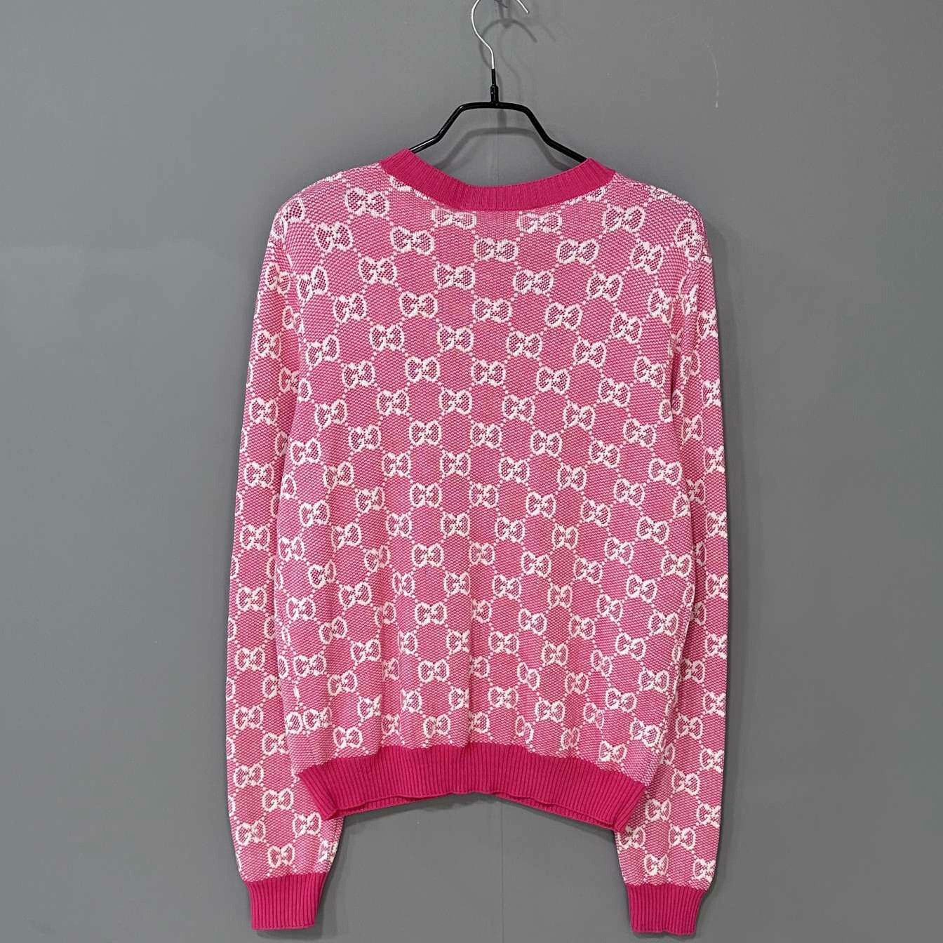 Gucci Gucci Pink Sweater L Women Size L / US 10 / IT 46 - 3 Thumbnail