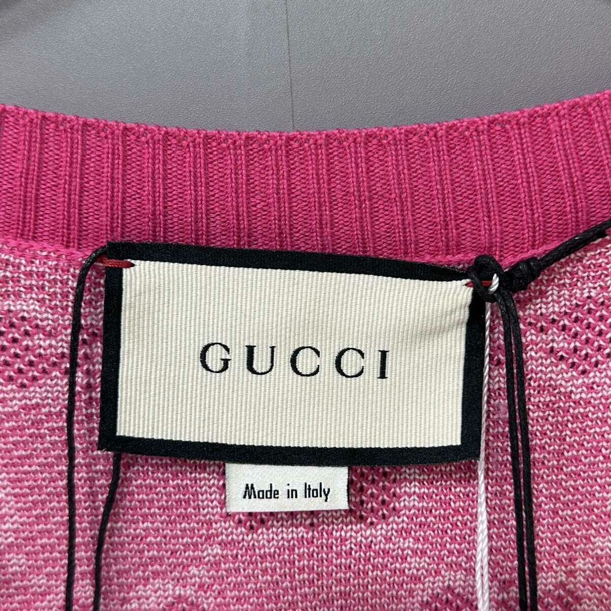Gucci Gucci Pink Sweater L Women Size L / US 10 / IT 46 - 6 Thumbnail