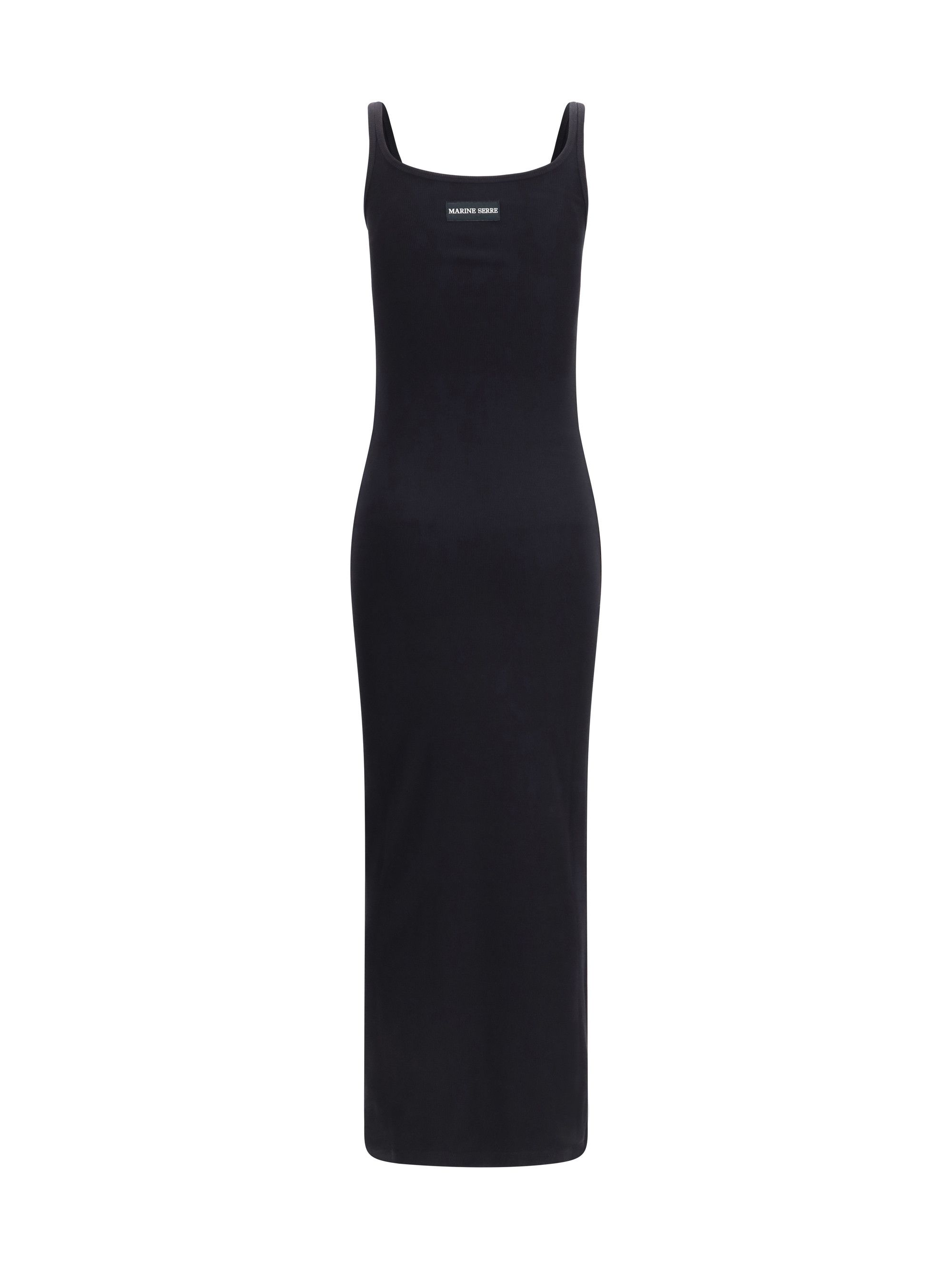 Marine Serre Moon logo ribbed jersey long Dress Size S / US 4 / IT 40 - 2 Thumbnail