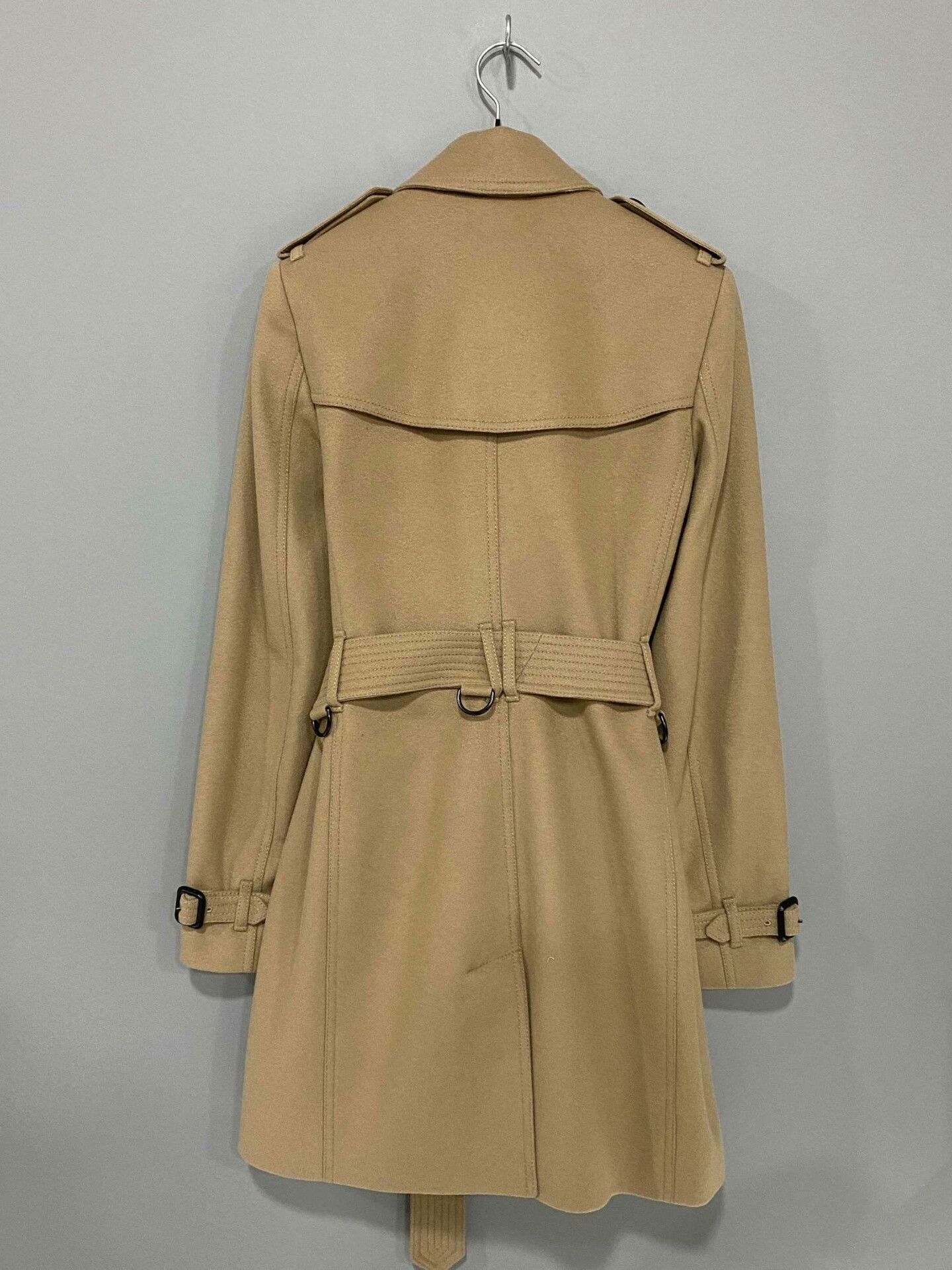 Burberry Burberry Wool Brown Coat L Women Size L / US 10 / IT 46 - 3 Thumbnail