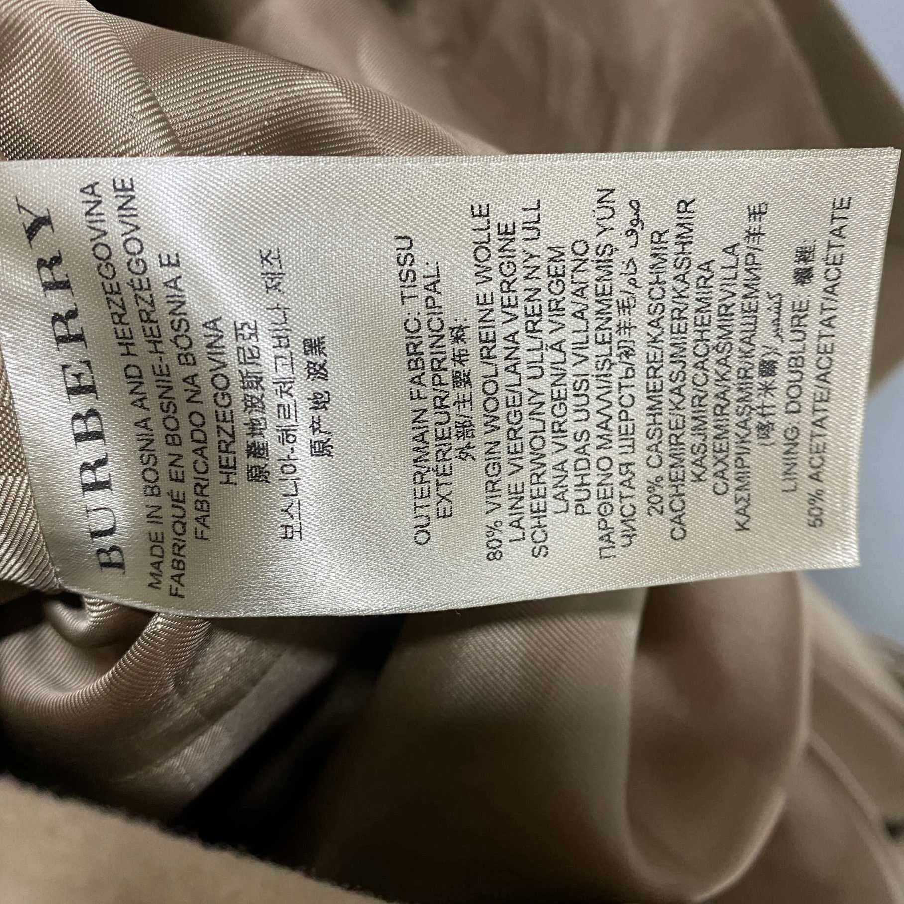 Burberry Burberry Wool Brown Coat L Women Size L / US 10 / IT 46 - 5 Thumbnail