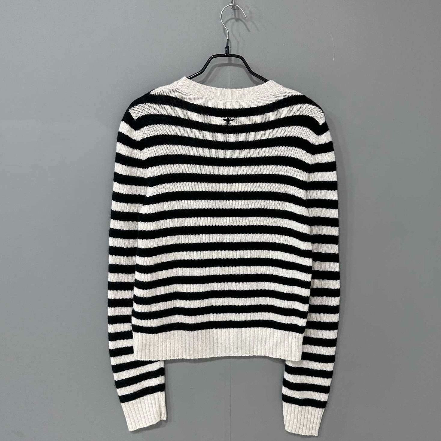 Dior Dior Embroidered Striped Sweater M Women Size M / US 6-8 / IT 42-44 - 3 Thumbnail