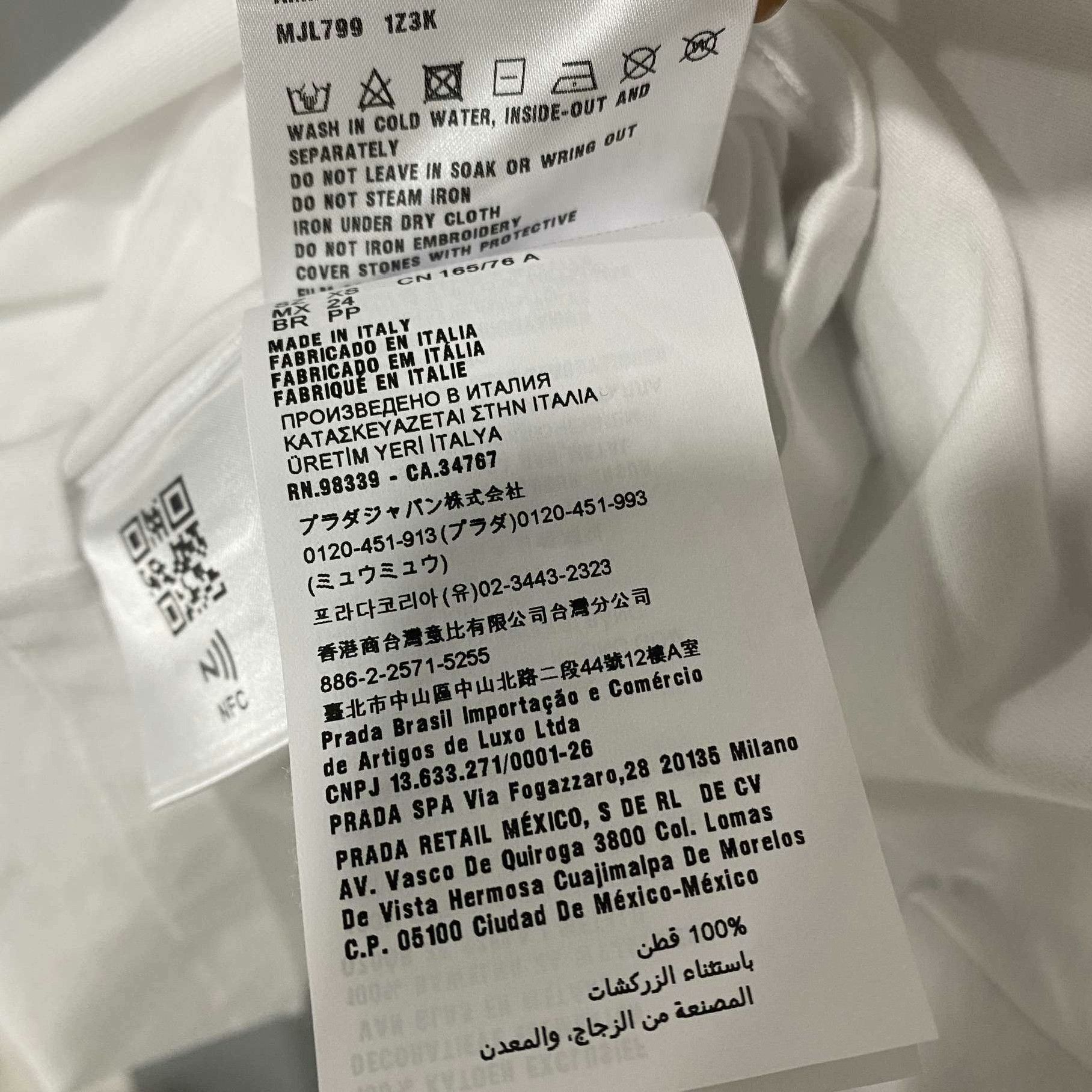 Miu Miu Miu Miu Retro T-Shirt XS Women Size XS / US 0-2 / IT 36-38 - 4 Thumbnail