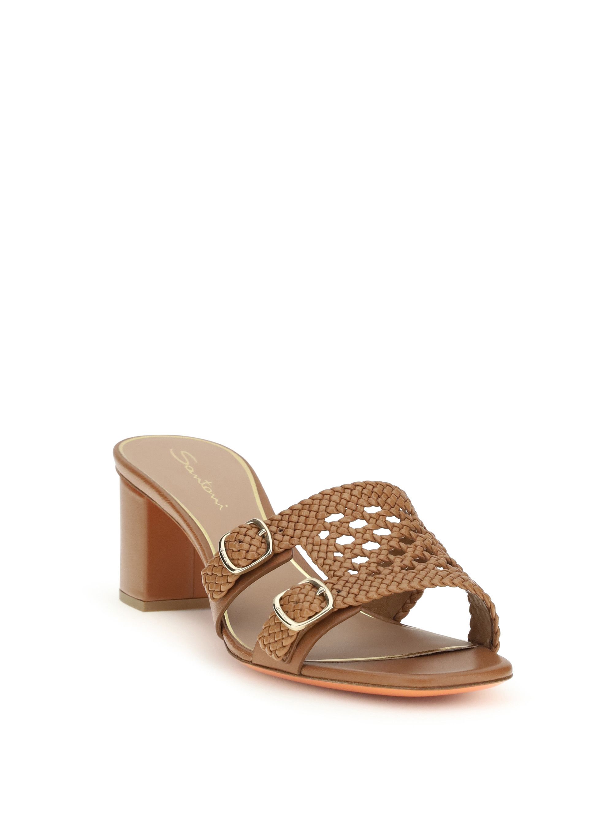 Santoni Woven leather Sandals Size US 7.5 / IT 37.5 - 2 Thumbnail