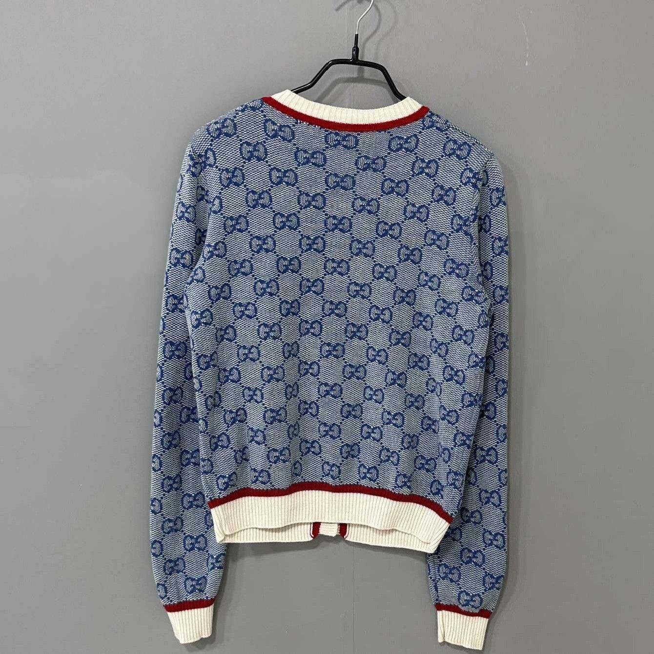 Gucci Gucci Retro Blue Sweater S Women Size S / US 4 / IT 40 - 3 Thumbnail