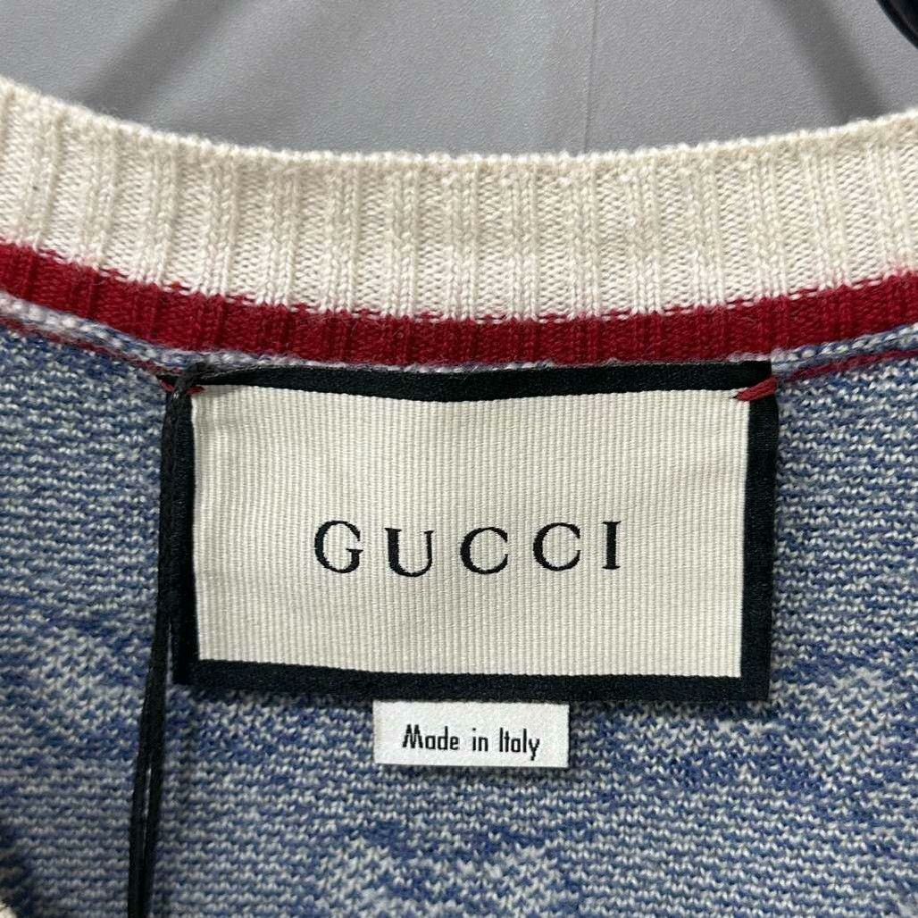 Gucci Gucci Retro Blue Sweater S Women Size S / US 4 / IT 40 - 6 Thumbnail