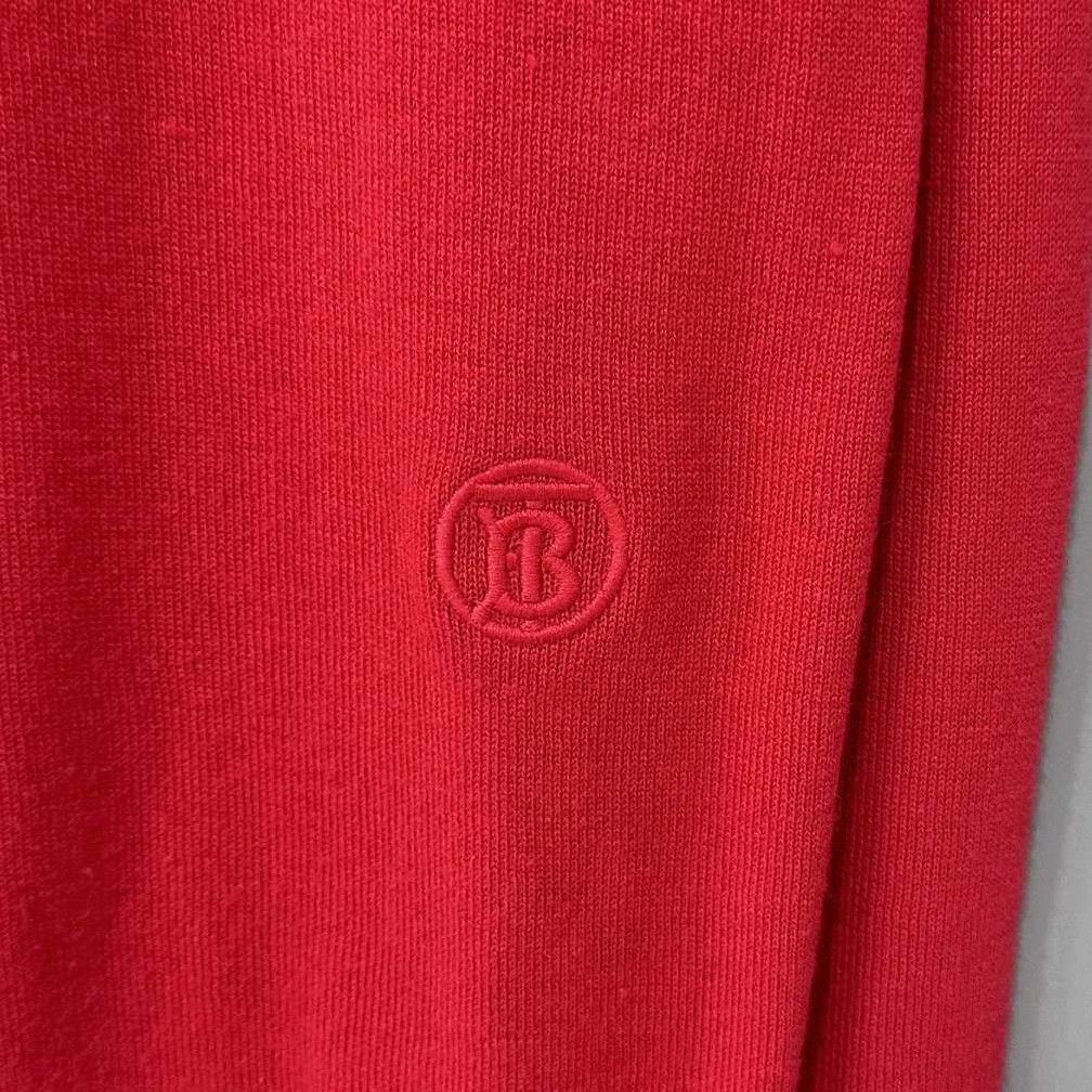 Burberry Burberry Retro Embroidered Red Sweater XS Women Size XS / US 0-2 / IT 36-38 - 4 Thumbnail