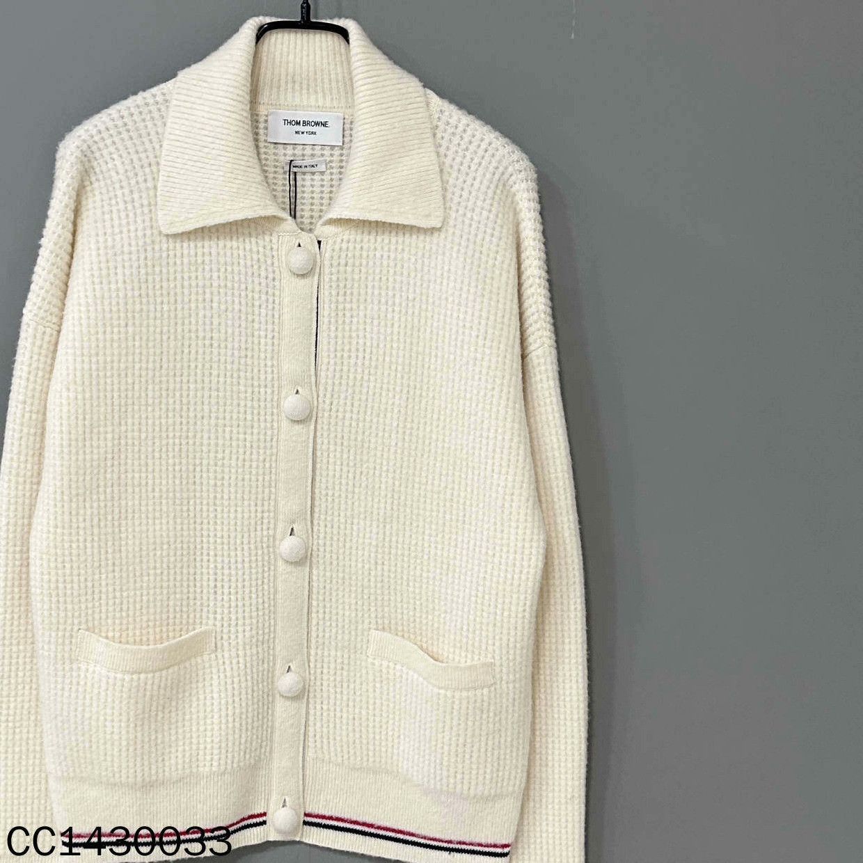 Thom Browne Thom Browne Wool Striped Brown Coat M Women Size M / US 6-8 / IT 42-44 - 2 Thumbnail