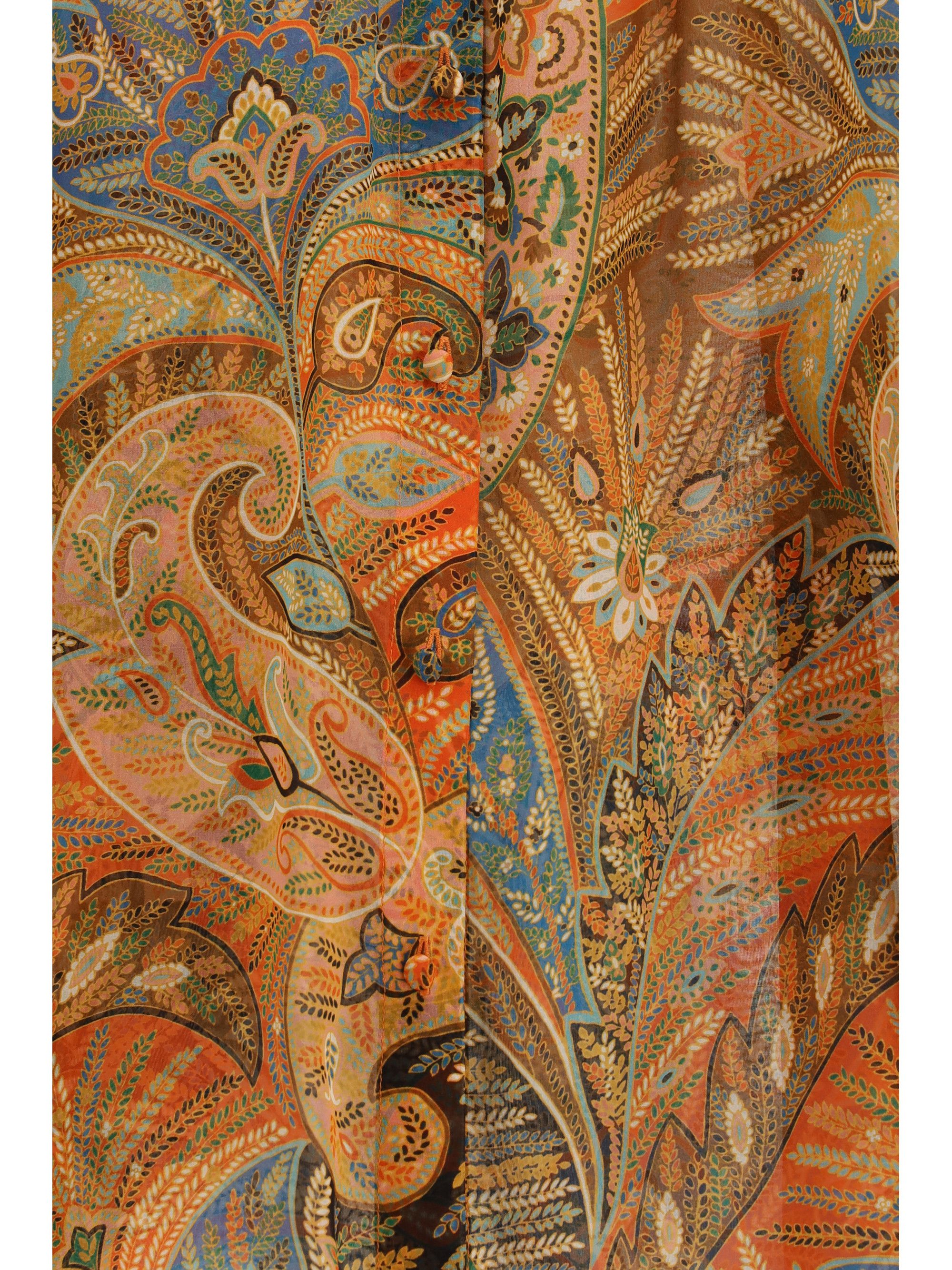 Etro Paisley ruffled Shirt Size M / US 6-8 / IT 42-44 - 3 Thumbnail