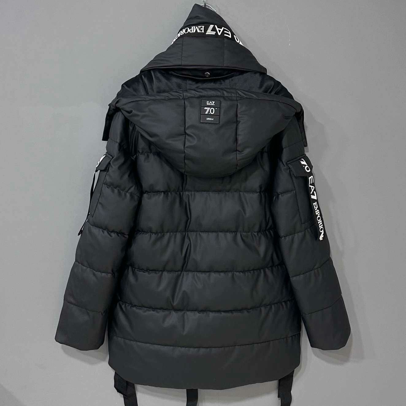 Armani Armani Down Black Heavy Coat s Men Size US S / EU 44-46 / 1 - 2 Thumbnail