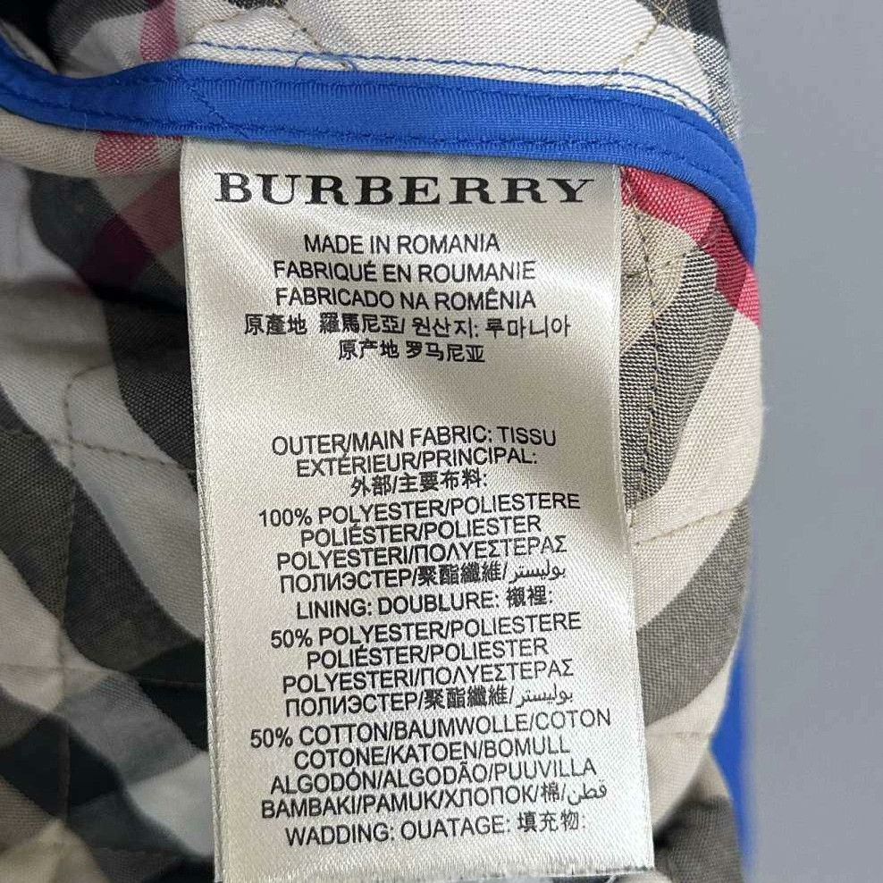 Burberry Burberry Cotton Blue Down Jacket XS Women Size XS / US 0-2 / IT 36-38 - 5 Thumbnail